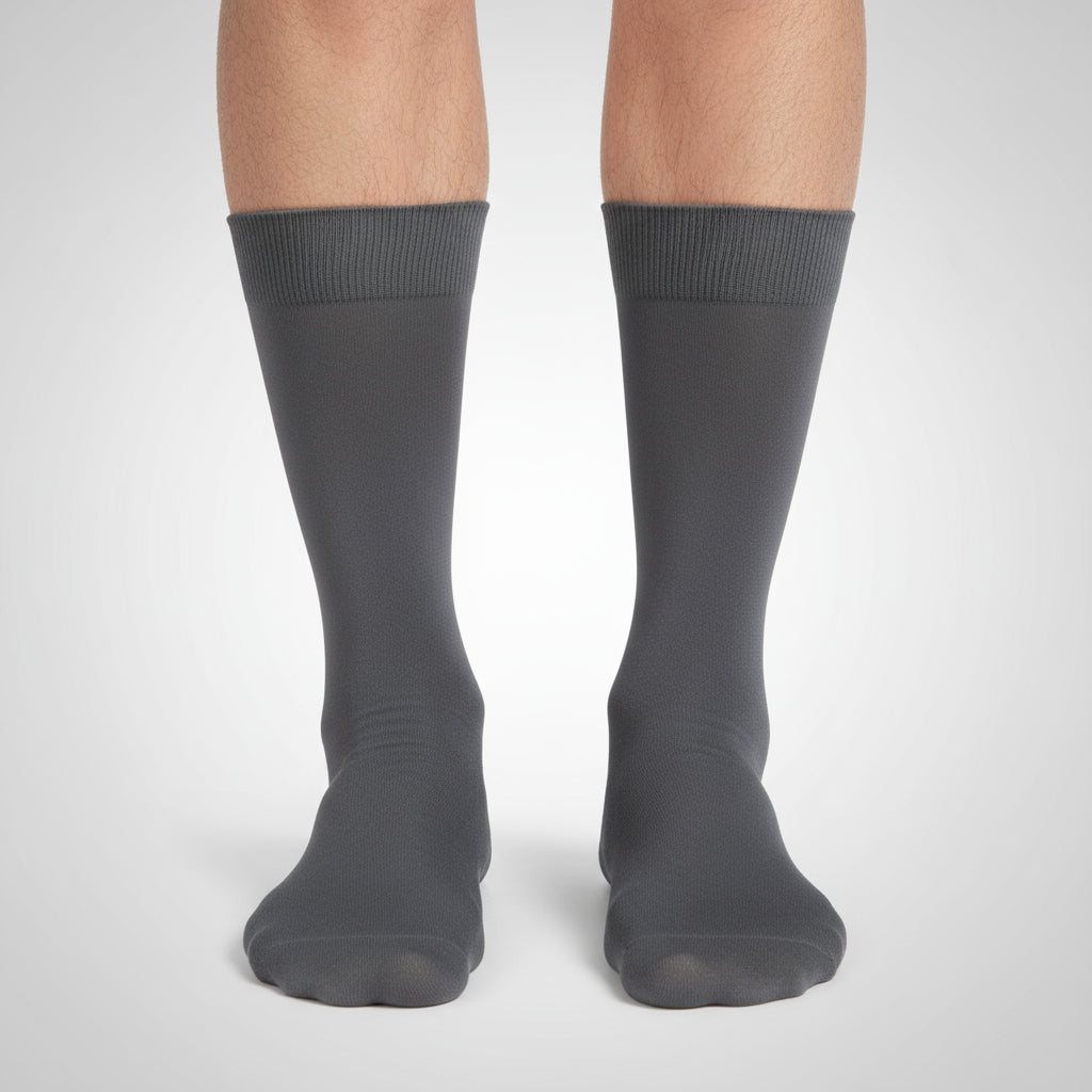 Bamboo Patterned Crew Socks