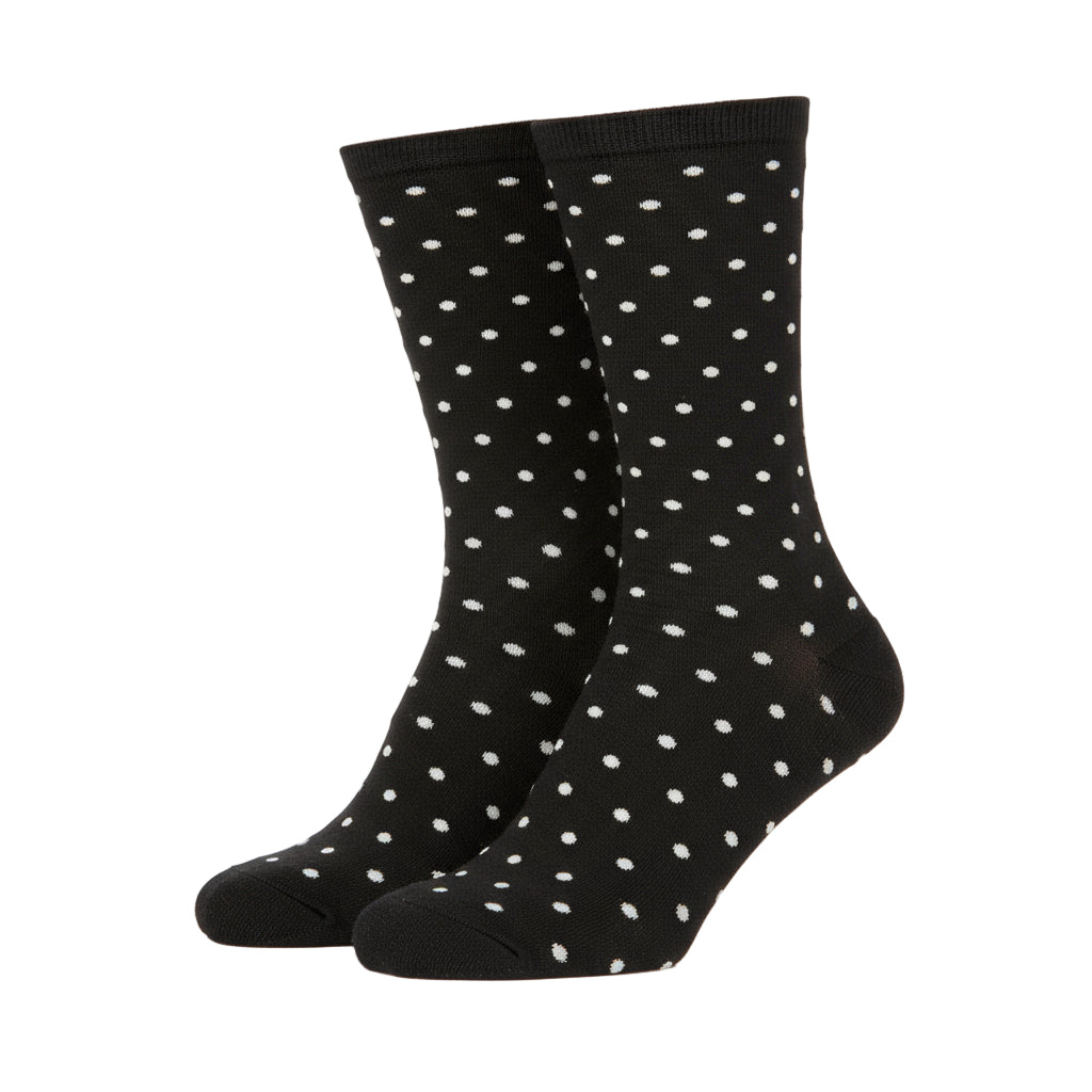 2 Pairs Dot Pattern Crew Socks