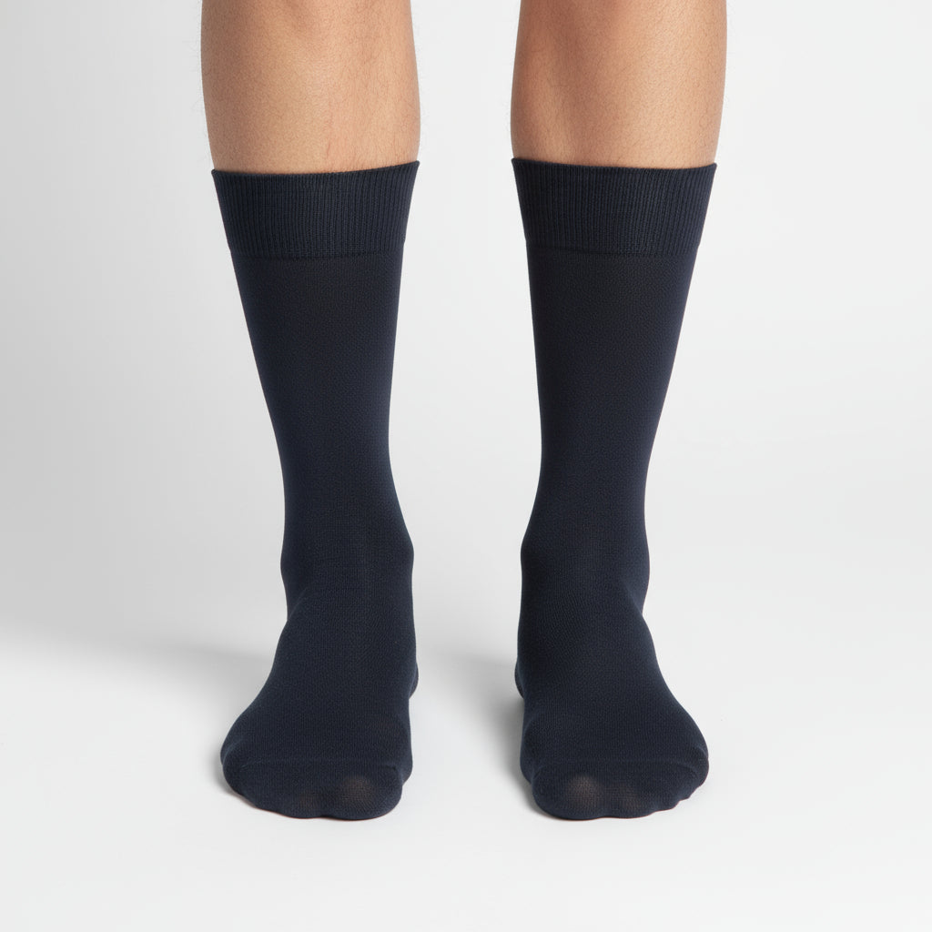 Bamboo Patterned Crew Socks