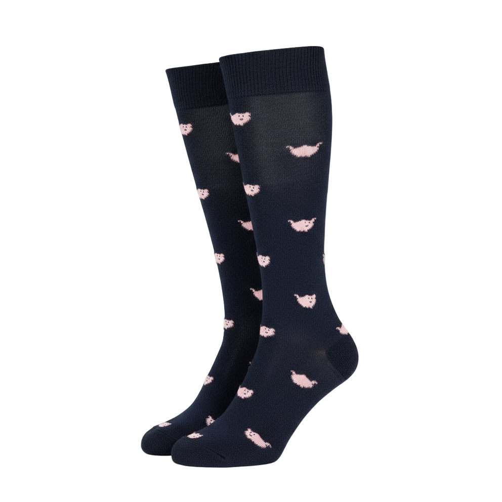 Pig Design Knee High Socks