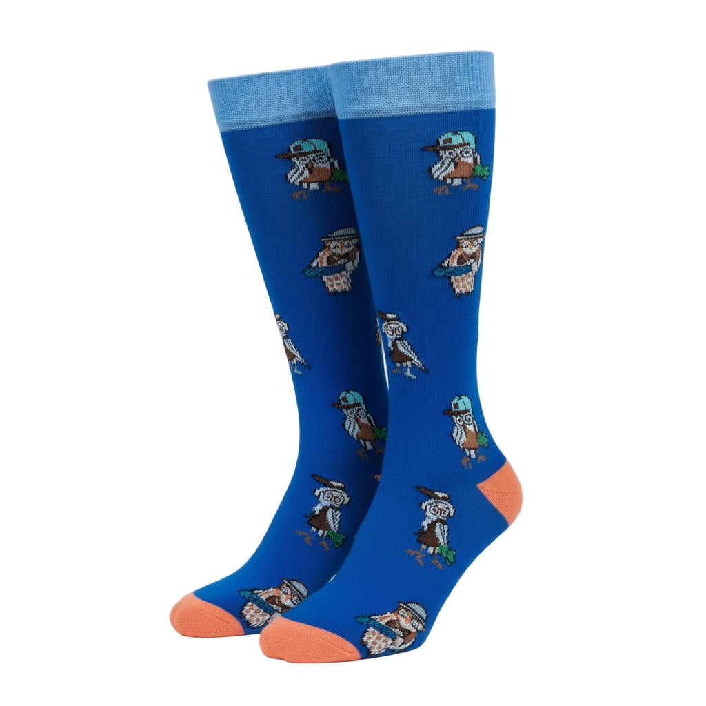Owl Design Knee High Socks