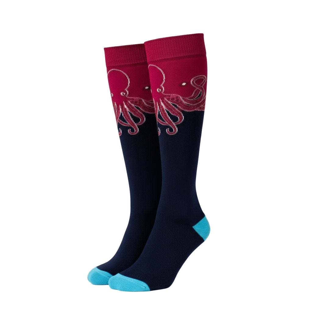 Women's Octopus Design Knee High Socks