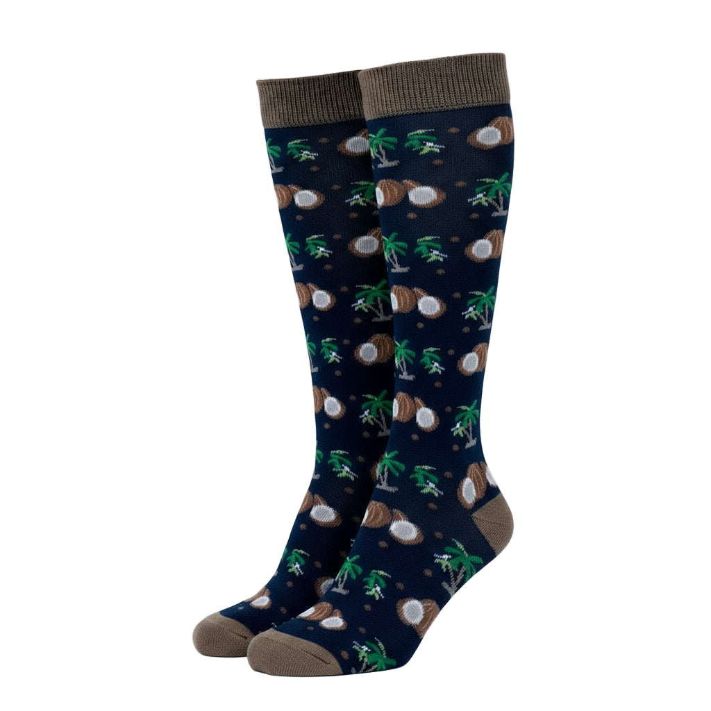 Coconut Design Knee High Socks