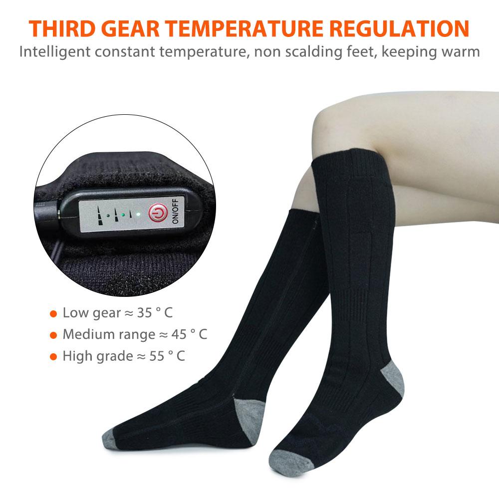 Rechargeable Heated Socks for Winter Sports
