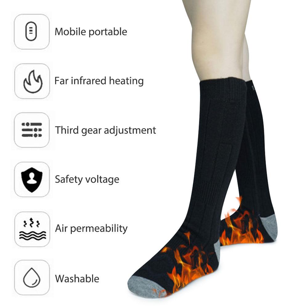 Rechargeable Heated Socks for Winter Sports