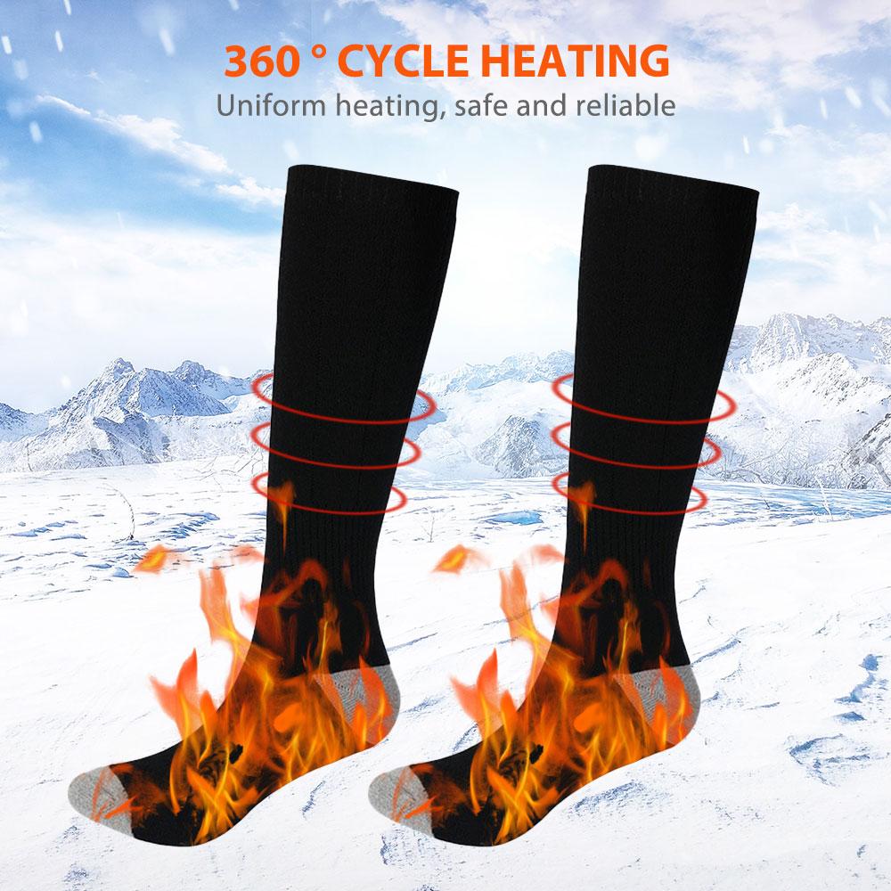 Rechargeable Heated Socks for Winter Sports