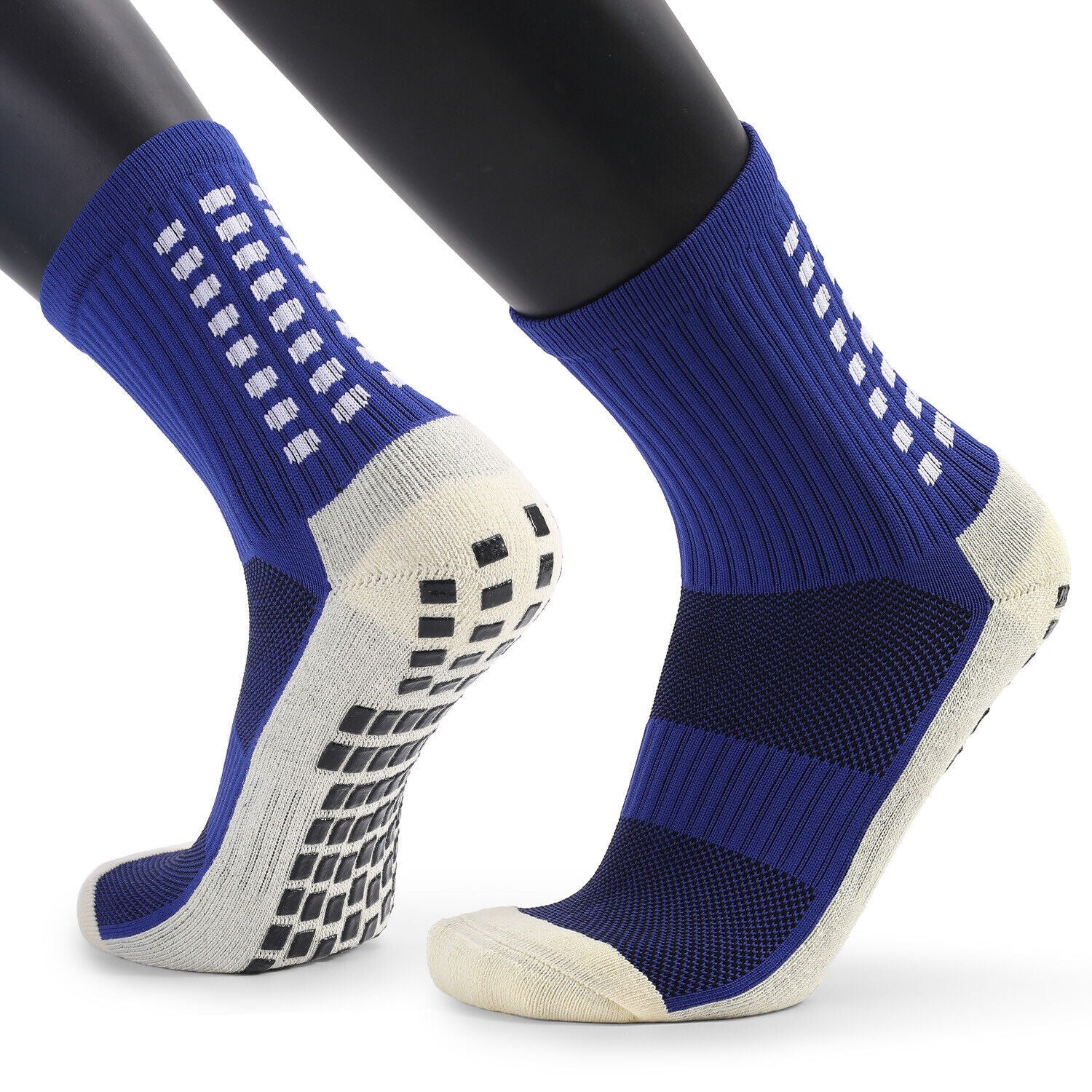 3-Pack Anti-Slip Sport Socks with Grip