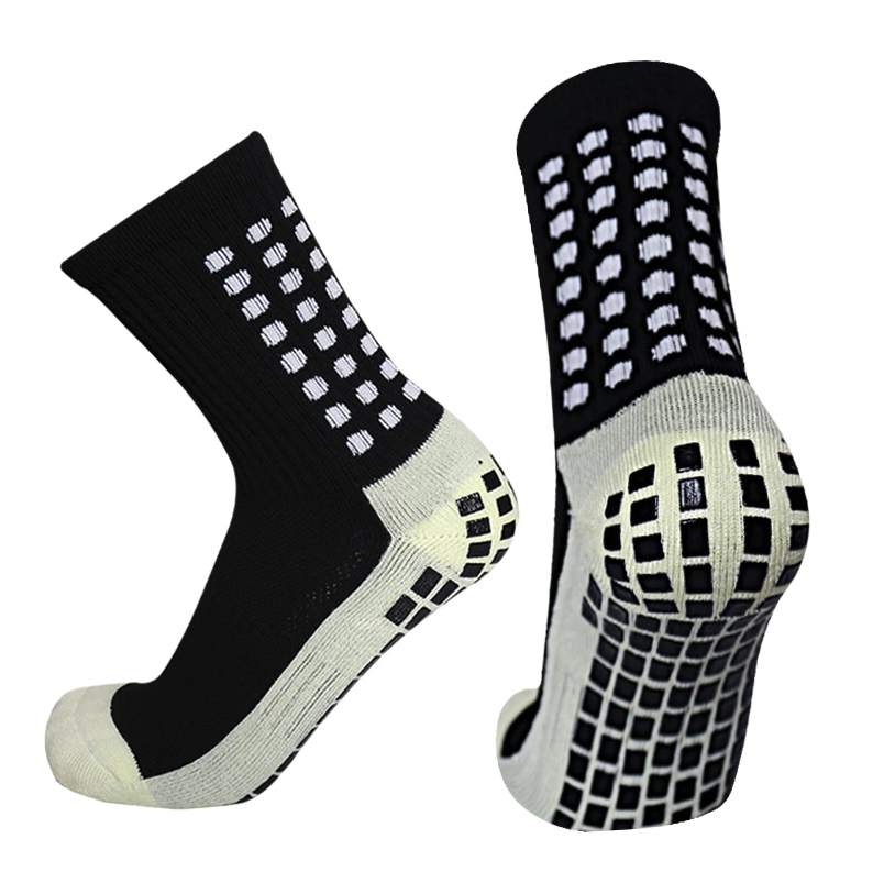 3-Pack Anti-Slip Sport Socks with Grip