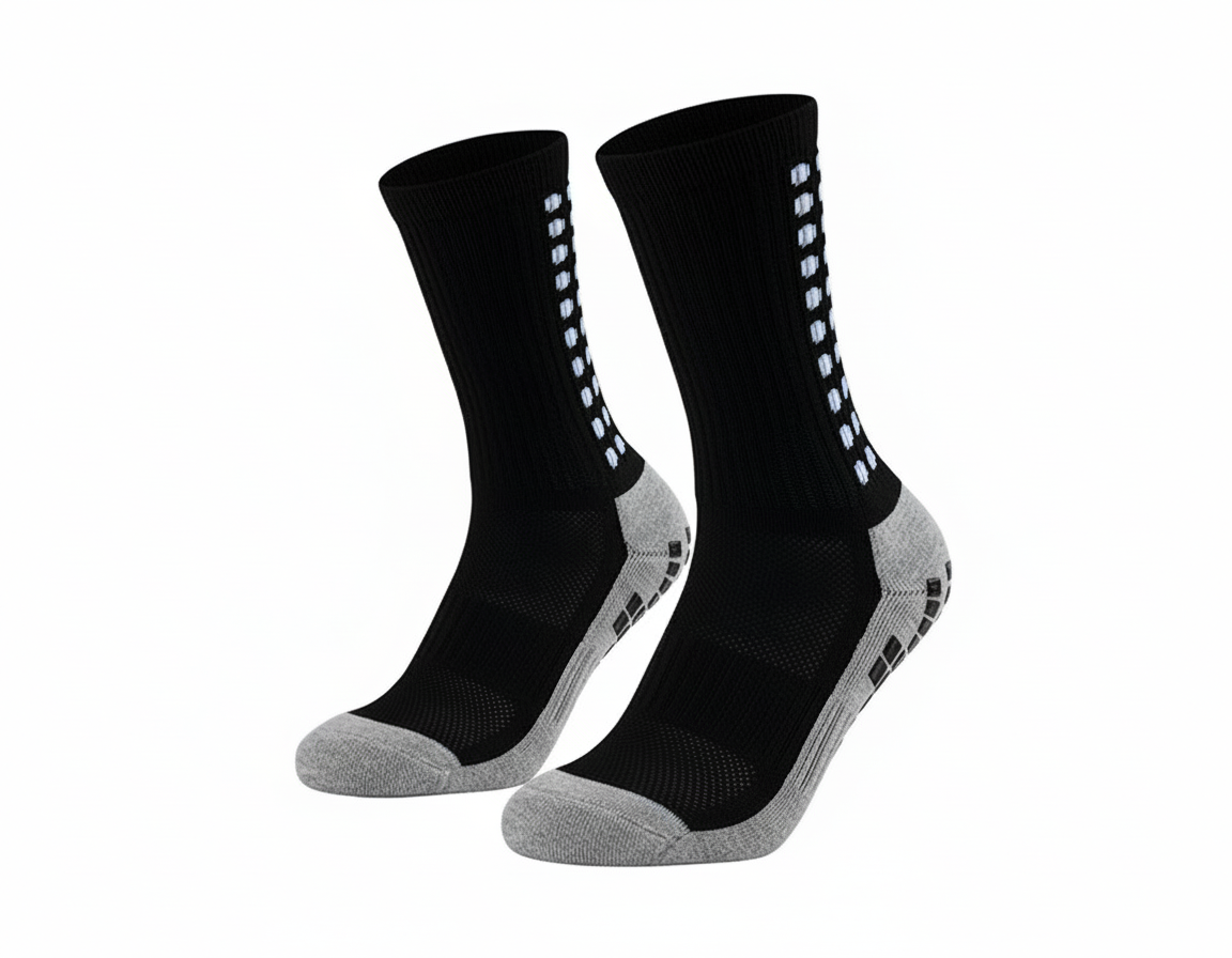 3-Pack Anti-Slip Sport Socks with Grip
