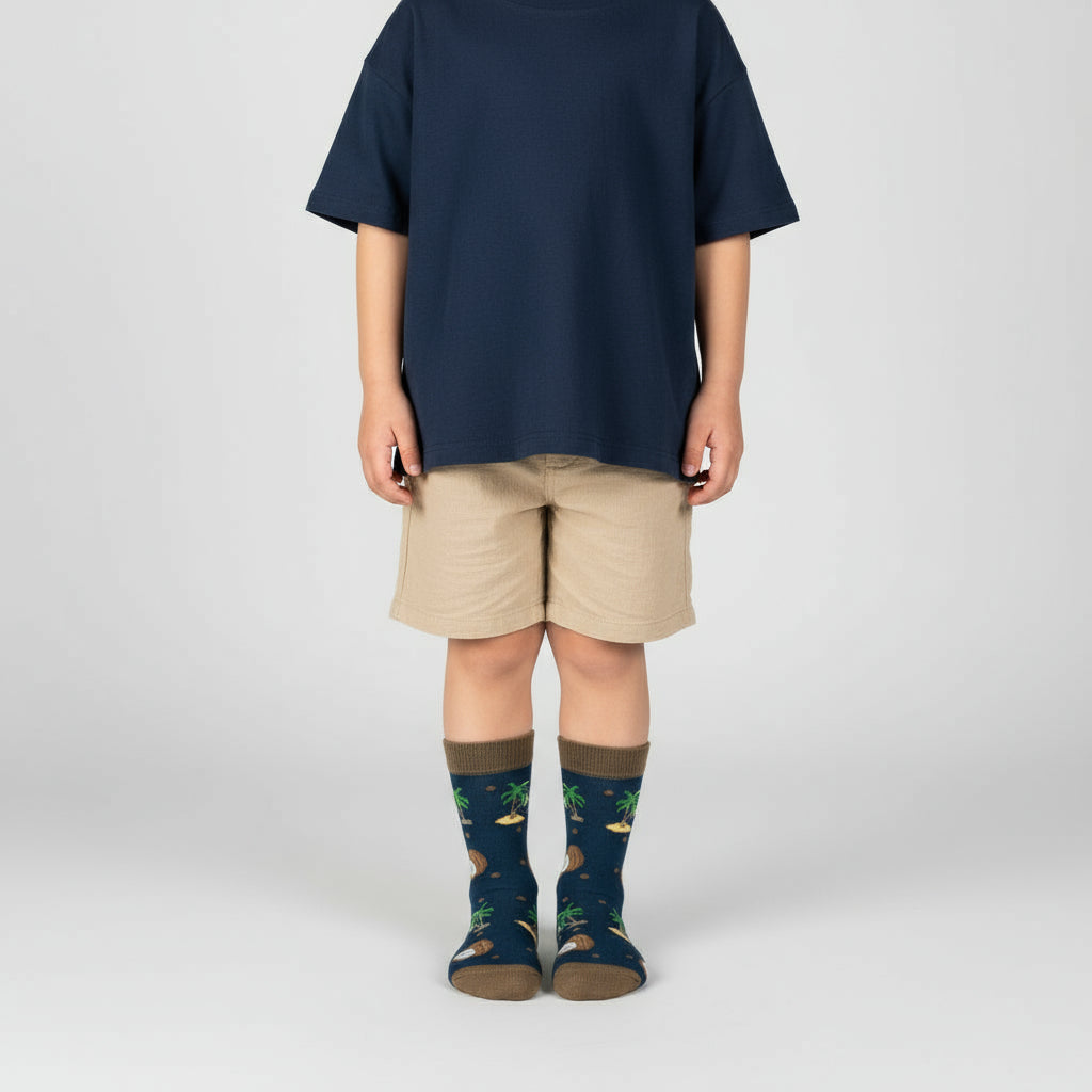 Kids Coconut Design Socks