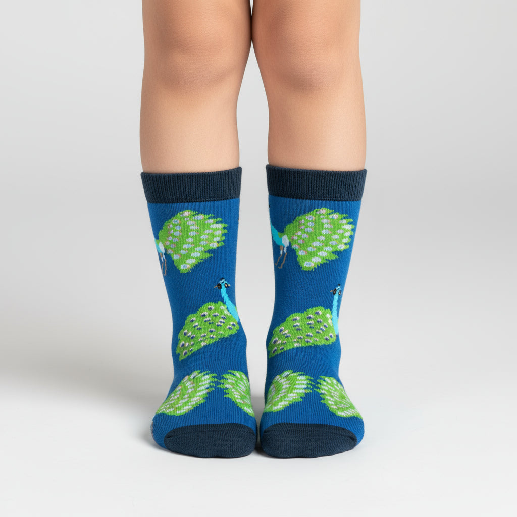 Kids Peacock Socks
