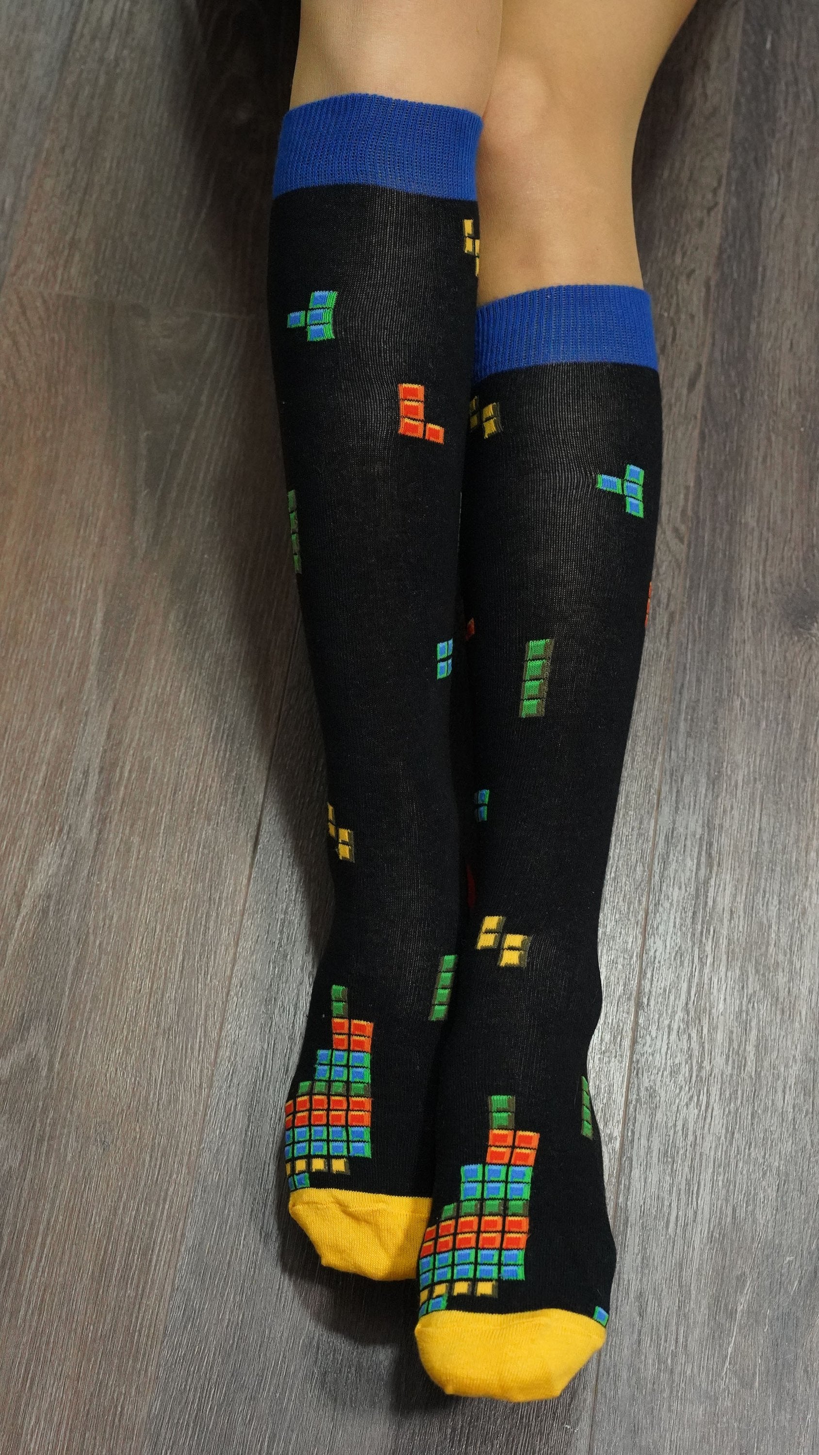 Blocks Design Knee High Socks