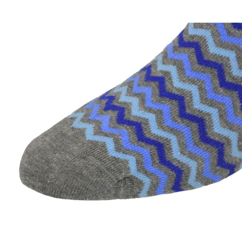 Ocean Wave Pattern Cotton Socks - 3 Pack