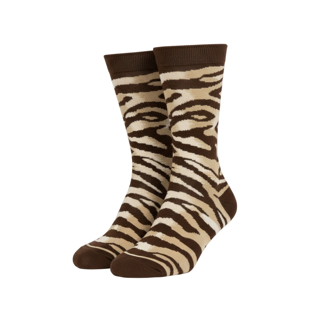 Leopard Pattern Mid Calf Socks - 2 Pack