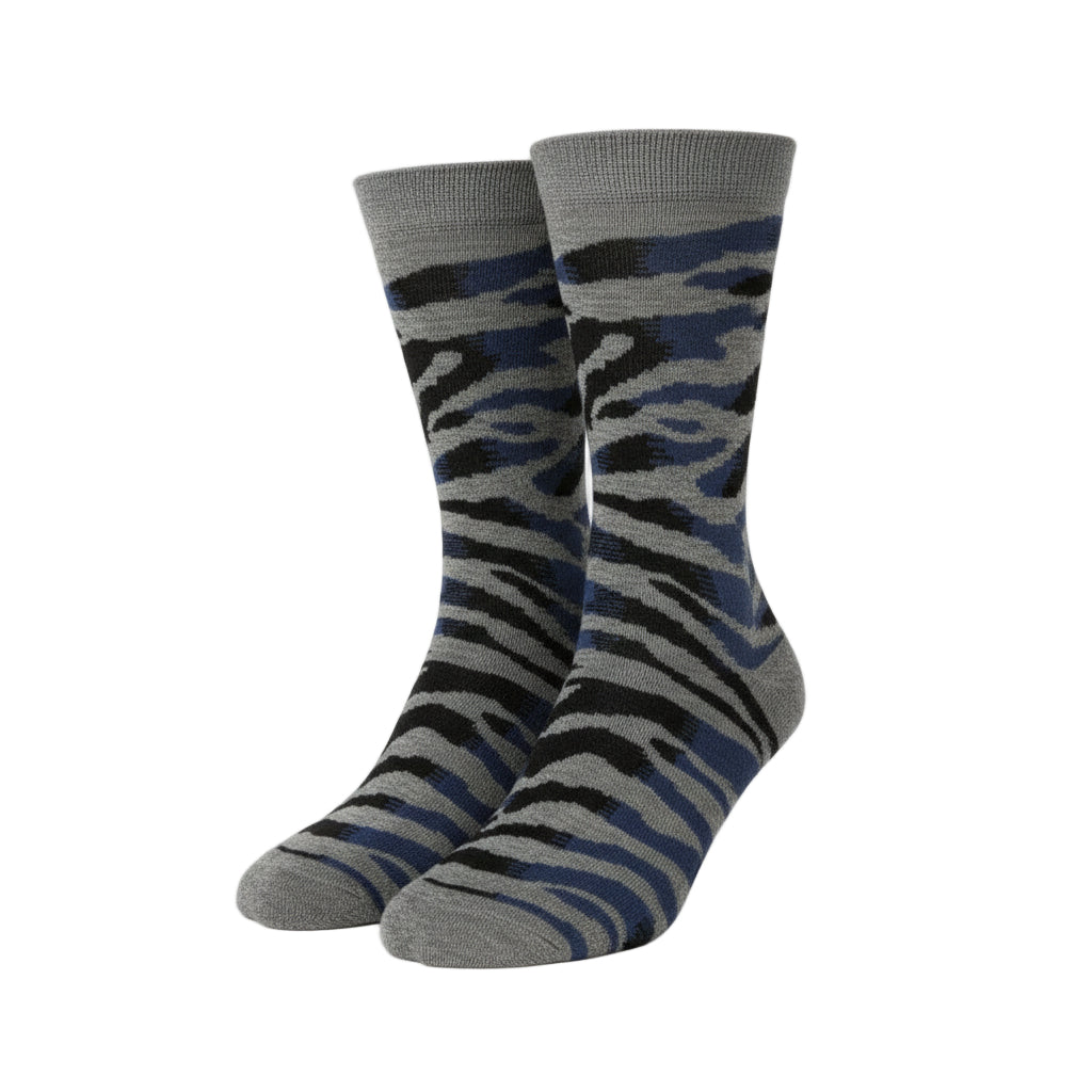 Leopard Pattern Mid Calf Socks - 2 Pack