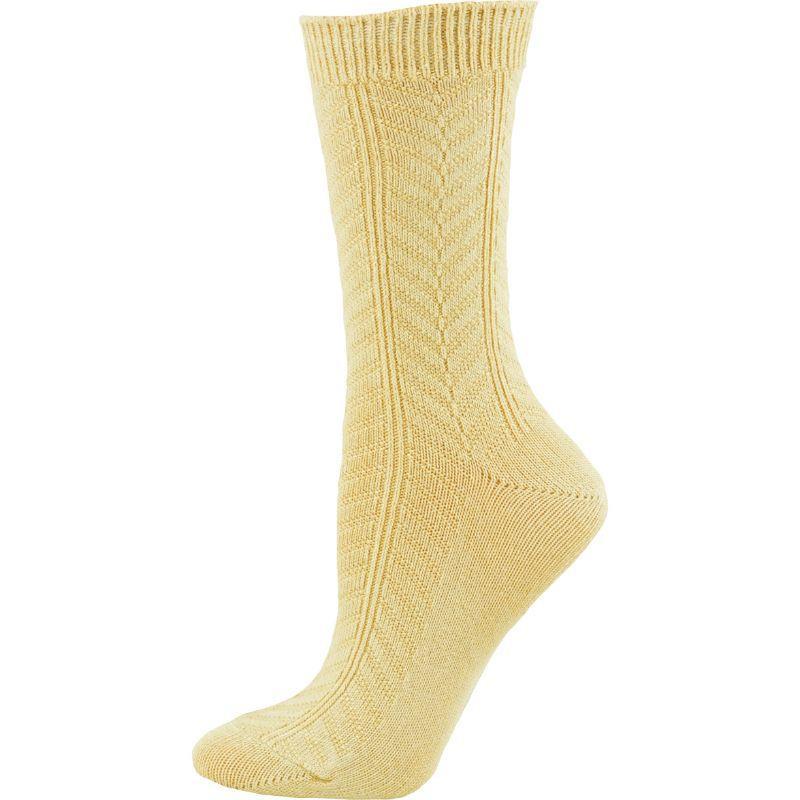 3 Pairs Chevron Pattern Crew Socks