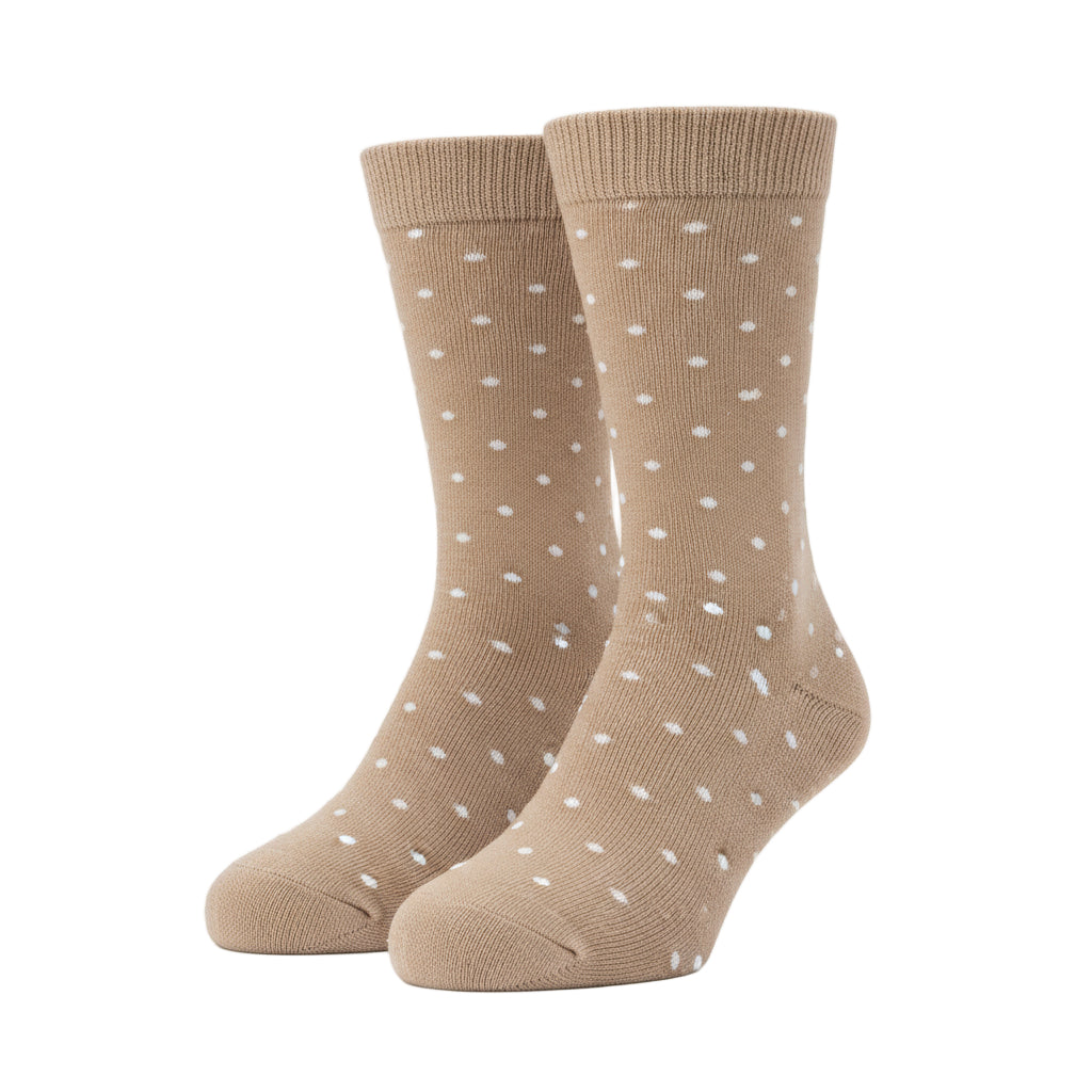2 Pairs Dot Pattern Crew Socks
