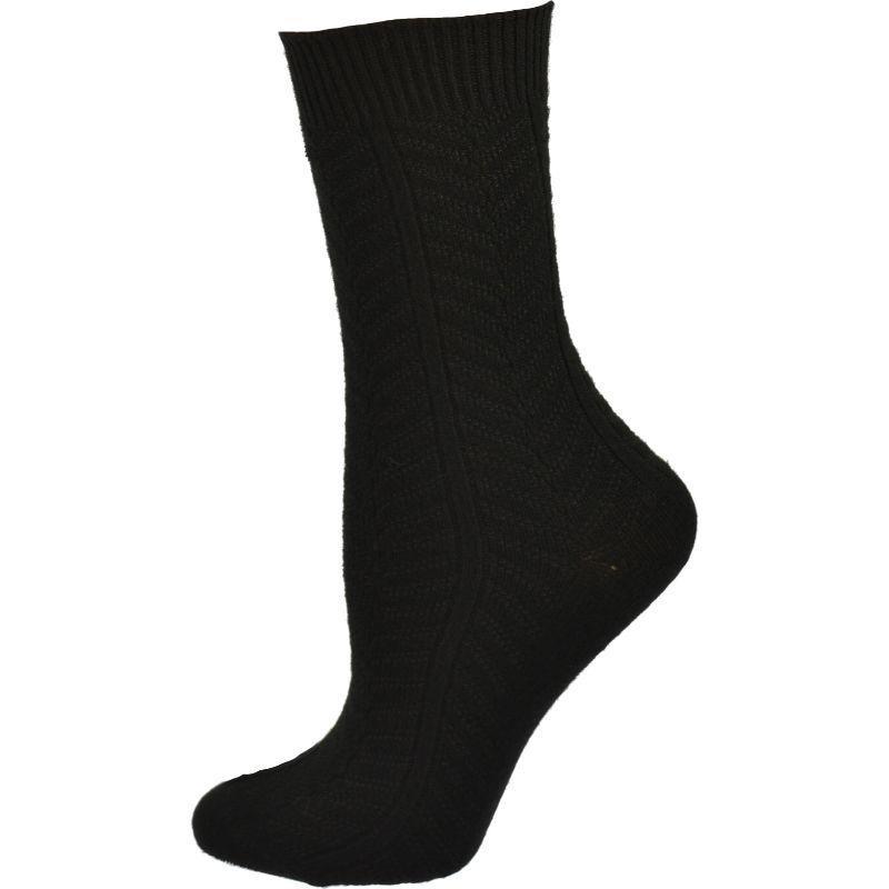 3 Pairs Chevron Pattern Crew Socks