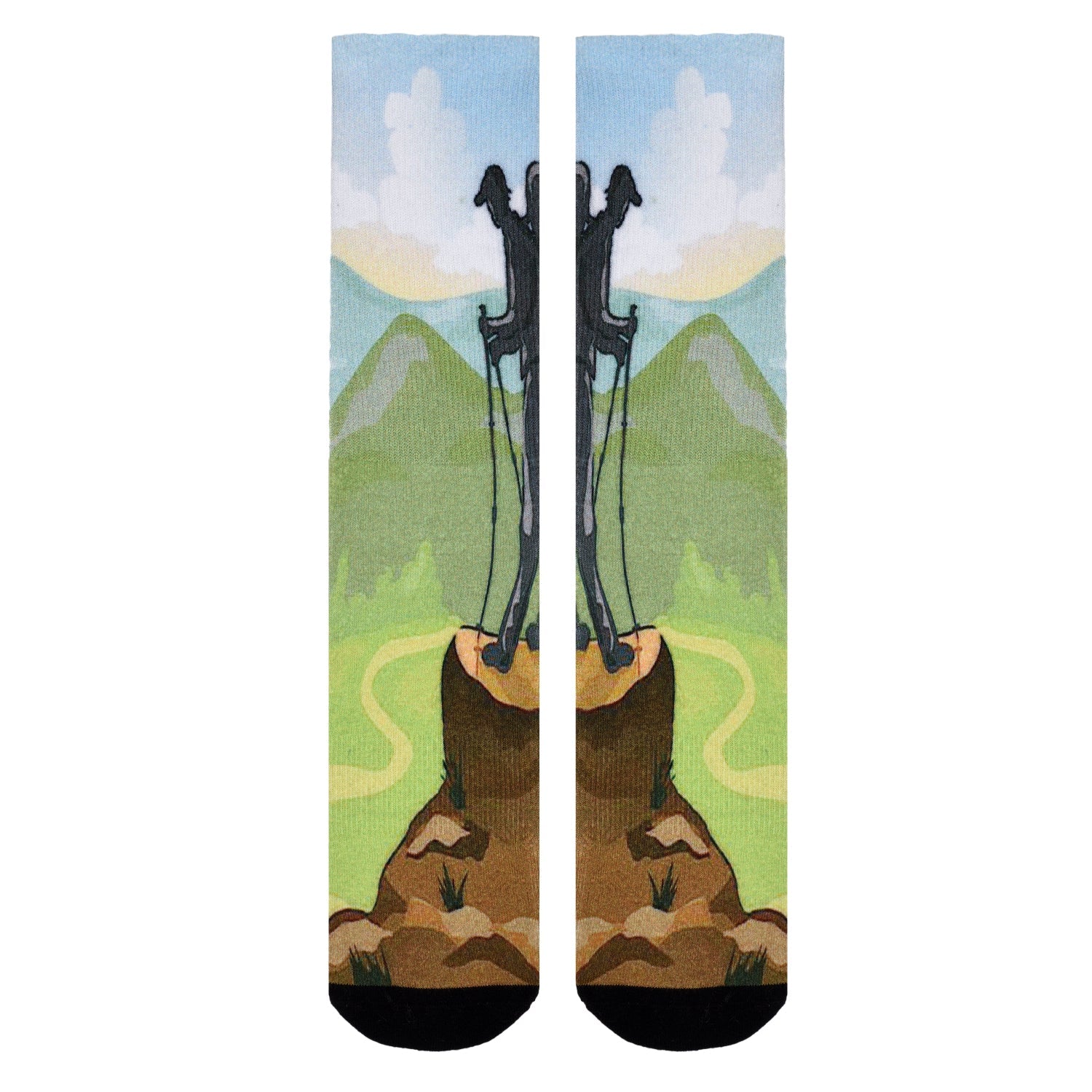 Men & Women's CoolMax Knee-High Socks, Nature Inspired Collection for
