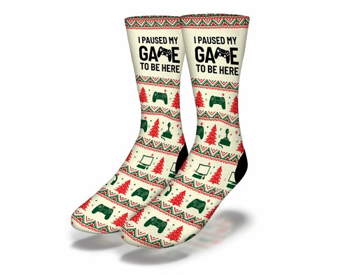 Gaming Themed Design Crew Socks