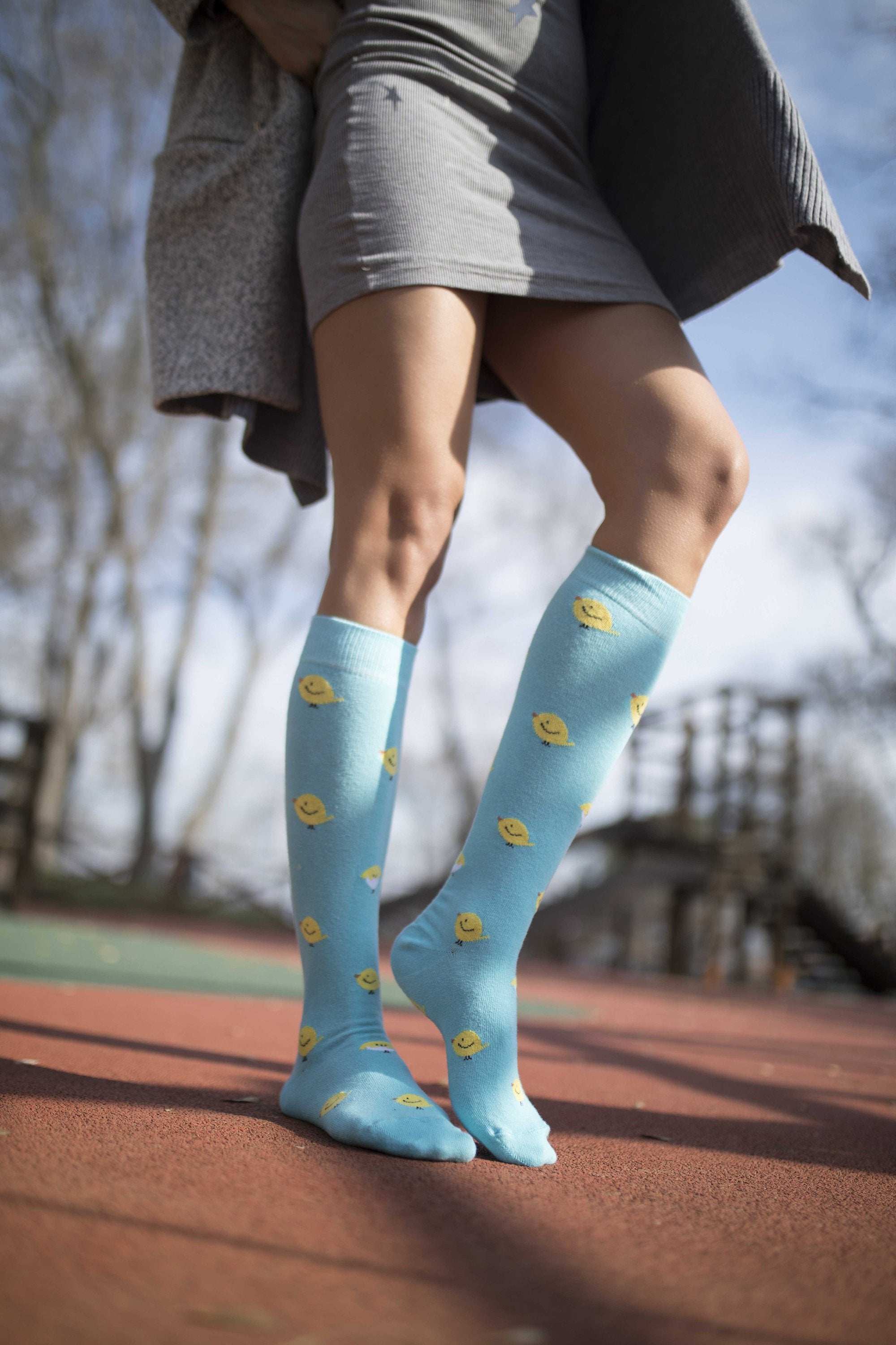 Duck Design Knee High Socks