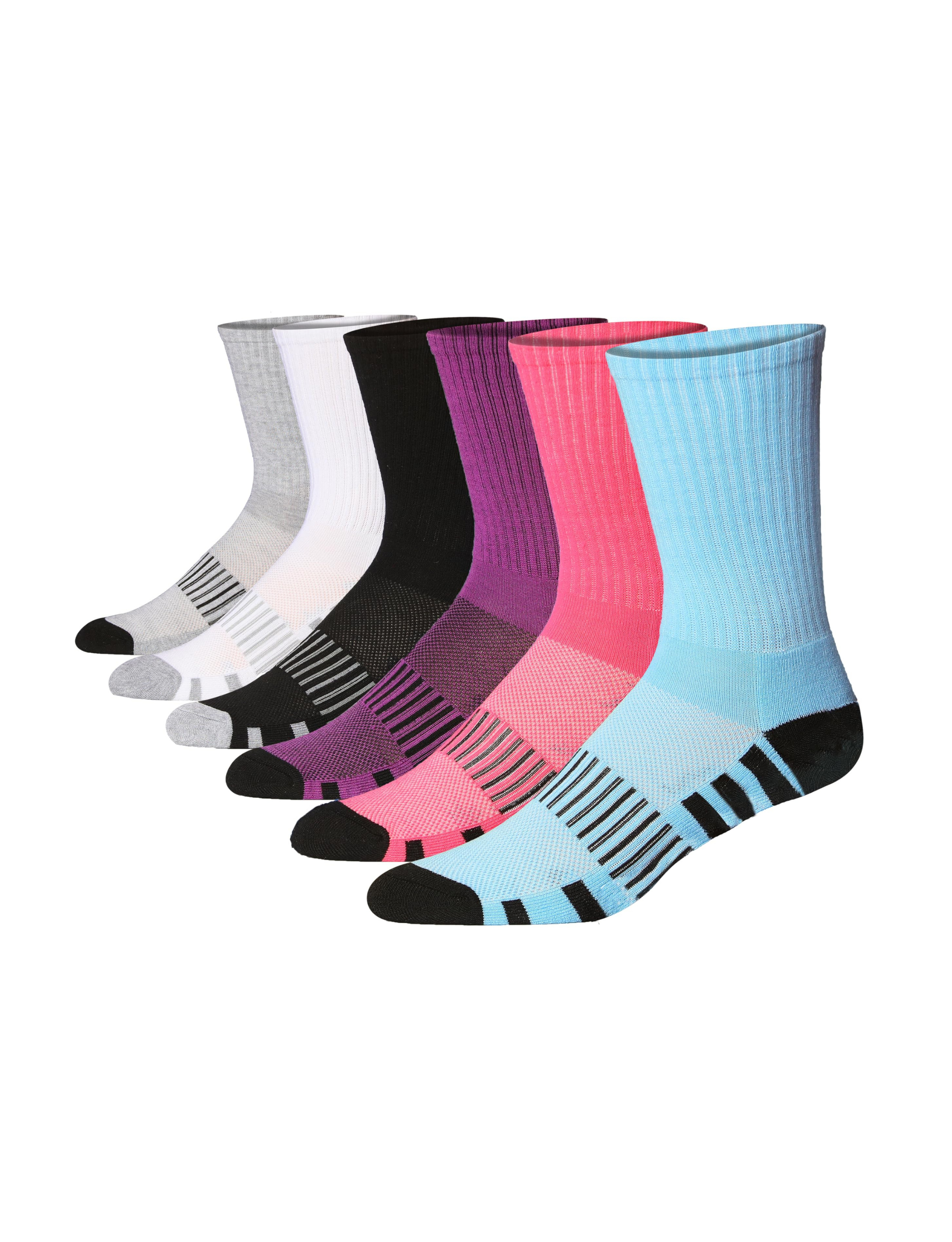 Men's Running Cushion Socks - 6 Pairs