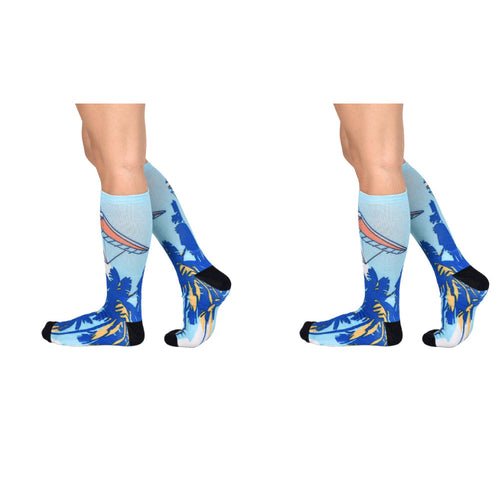 Unisex Gliding Paradise Knee High Socks