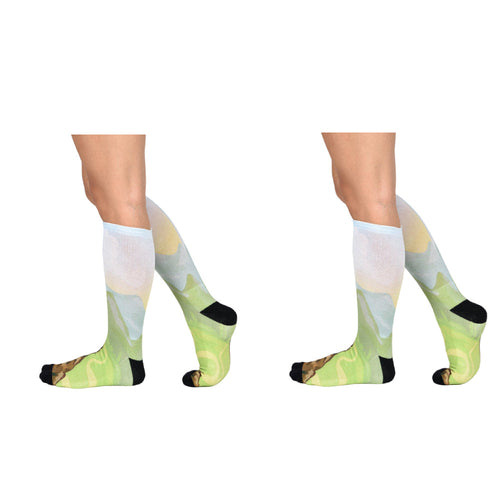 Men & Women's CoolMax Knee-High Socks, Nature Inspired Collection for