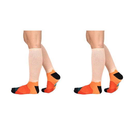 Men & Women's CoolMax Knee-High Socks, Nature Inspired Collection for