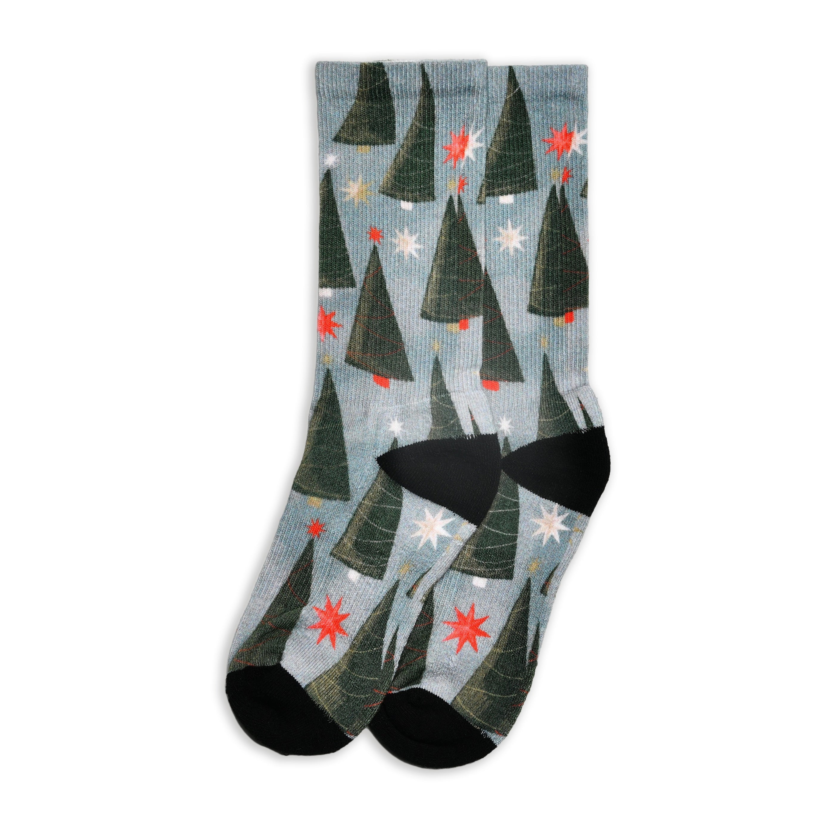Geometric Pattern Design Crew Socks
