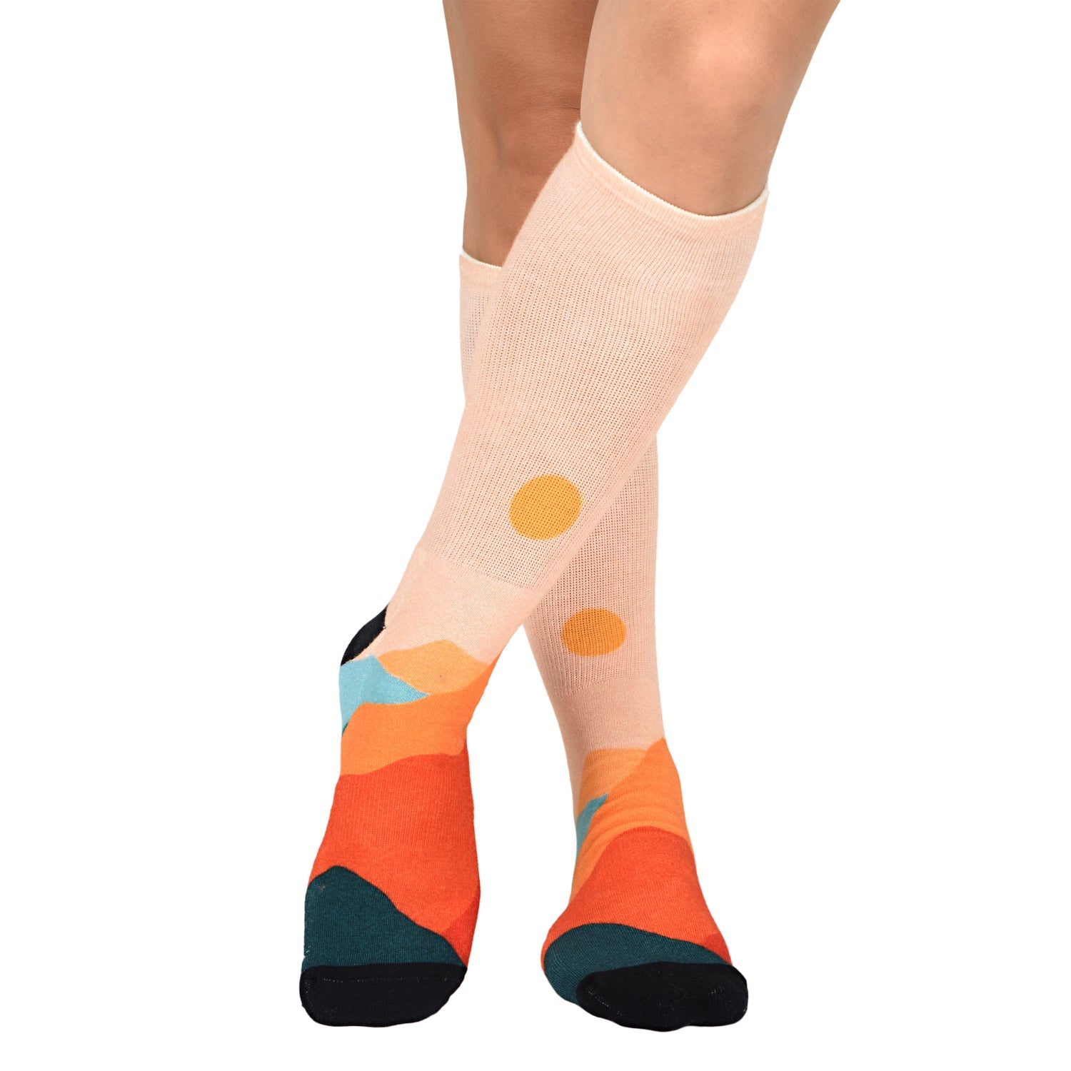 Men & Women's CoolMax Knee-High Socks, Nature Inspired Collection for