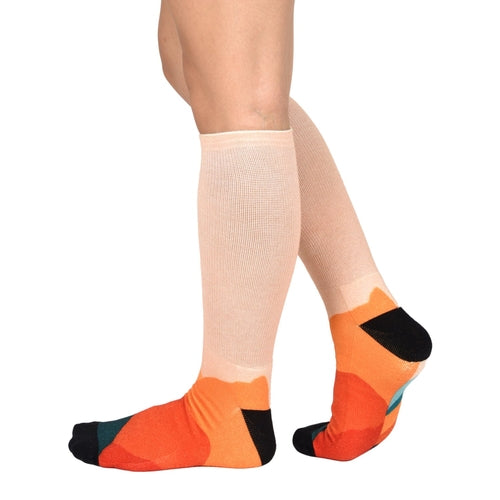 Men & Women's CoolMax Knee-High Socks, Nature Inspired Collection for