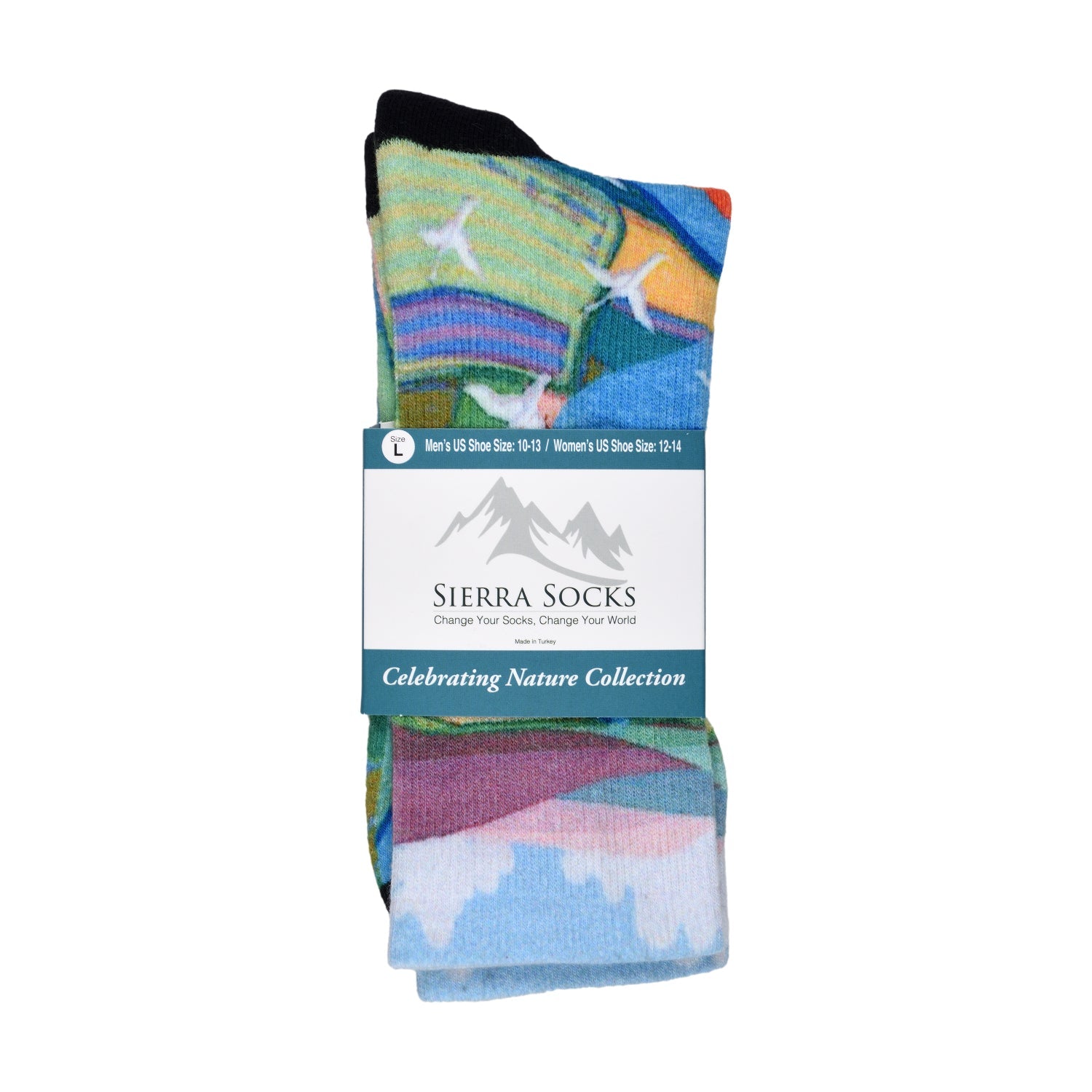 Men & Women's CoolMax Knee-High Socks, Nature Inspired Collection for
