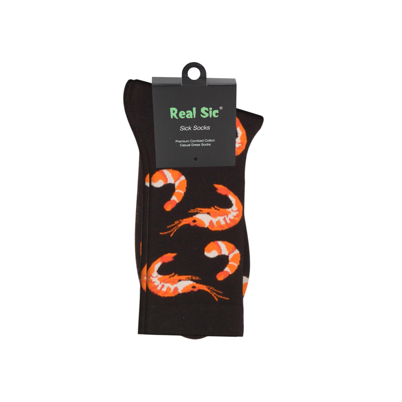 Shrimp Design Casual Crew Socks