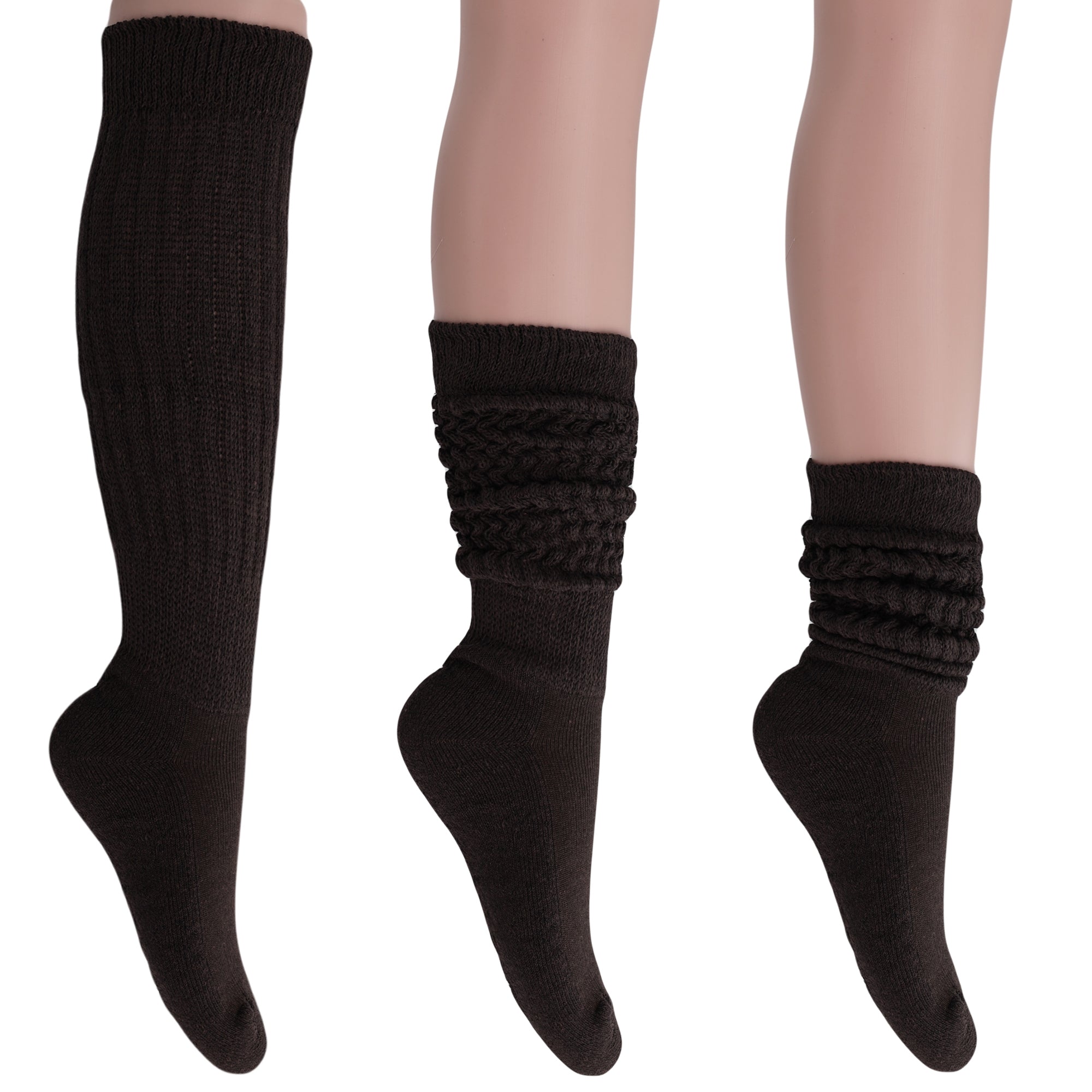 Brown Slouch Socks