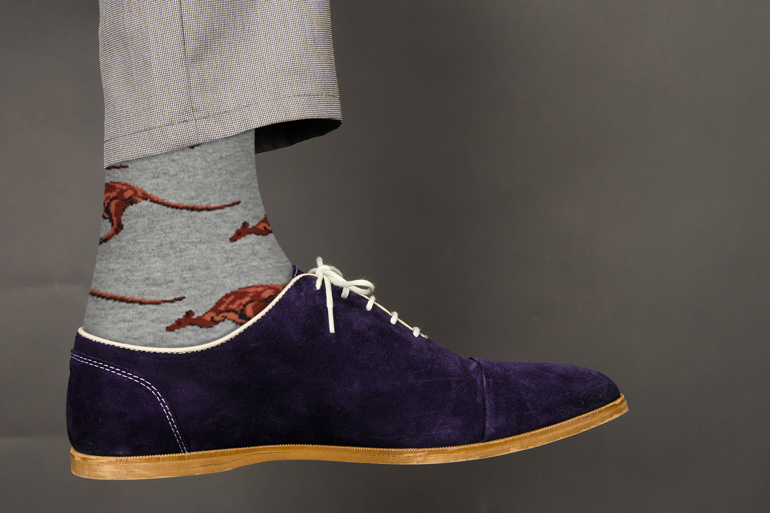 Kangaroo Design Casual Crew Socks