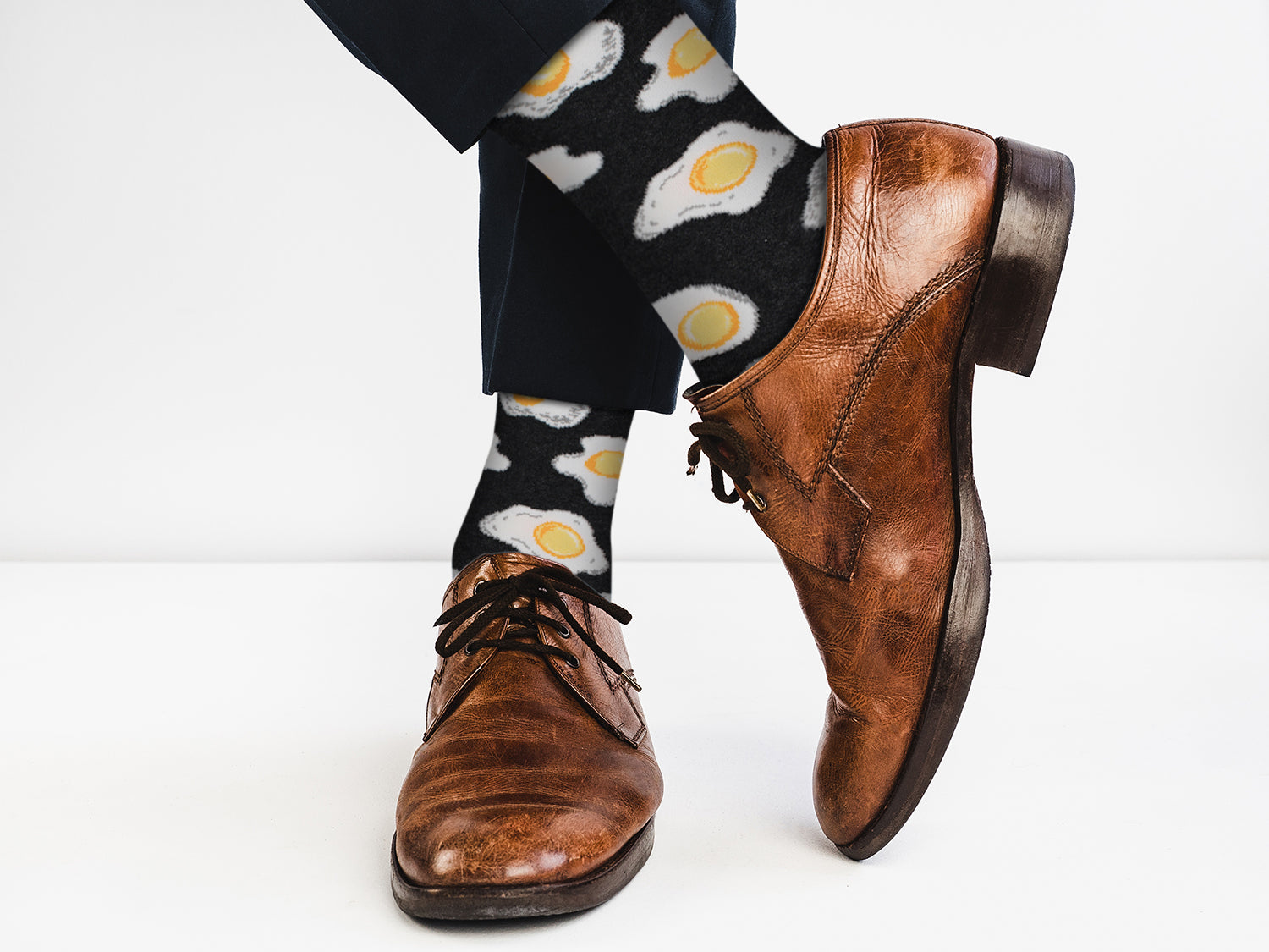 Eggs Design Casual Crew Socks