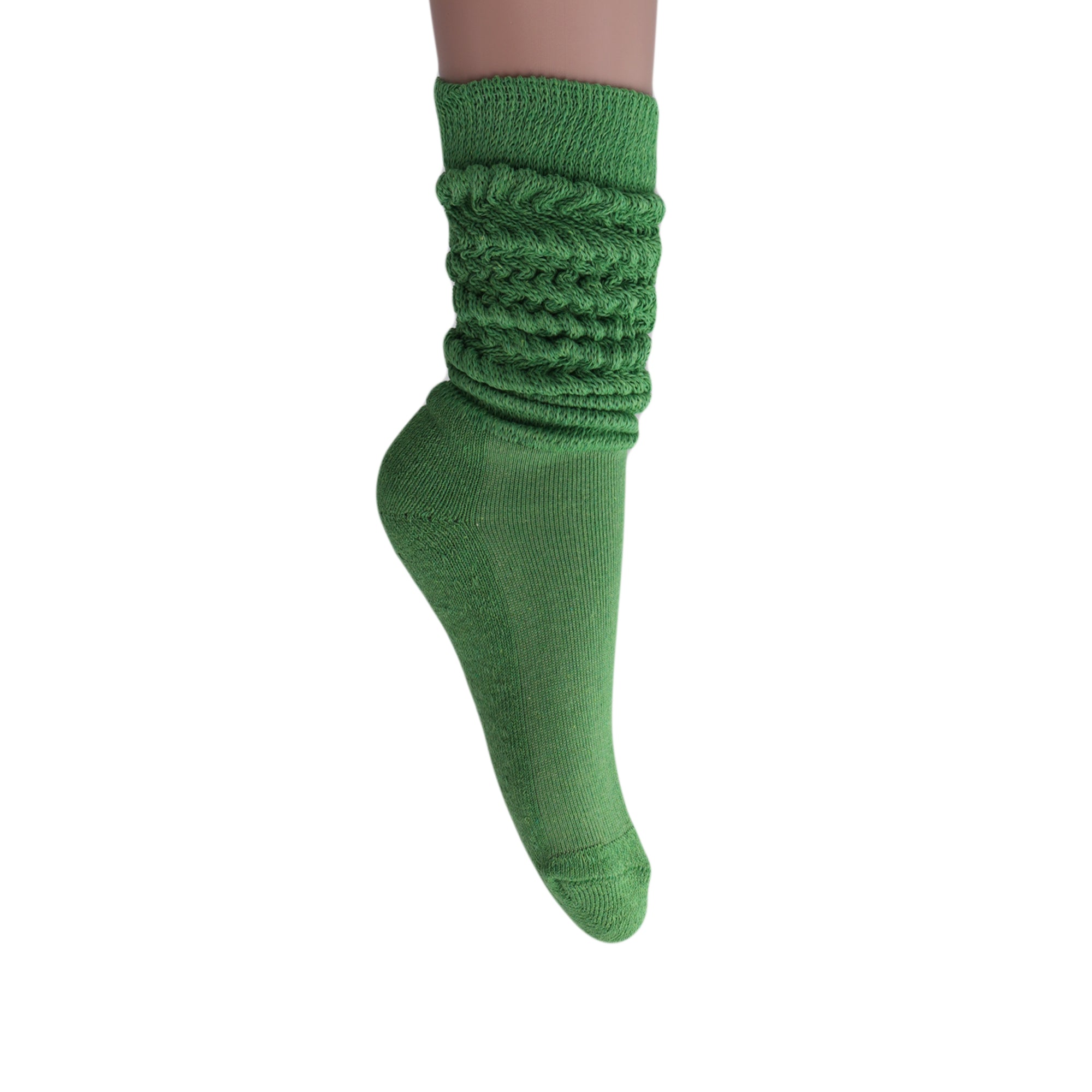 Green Slouch Socks