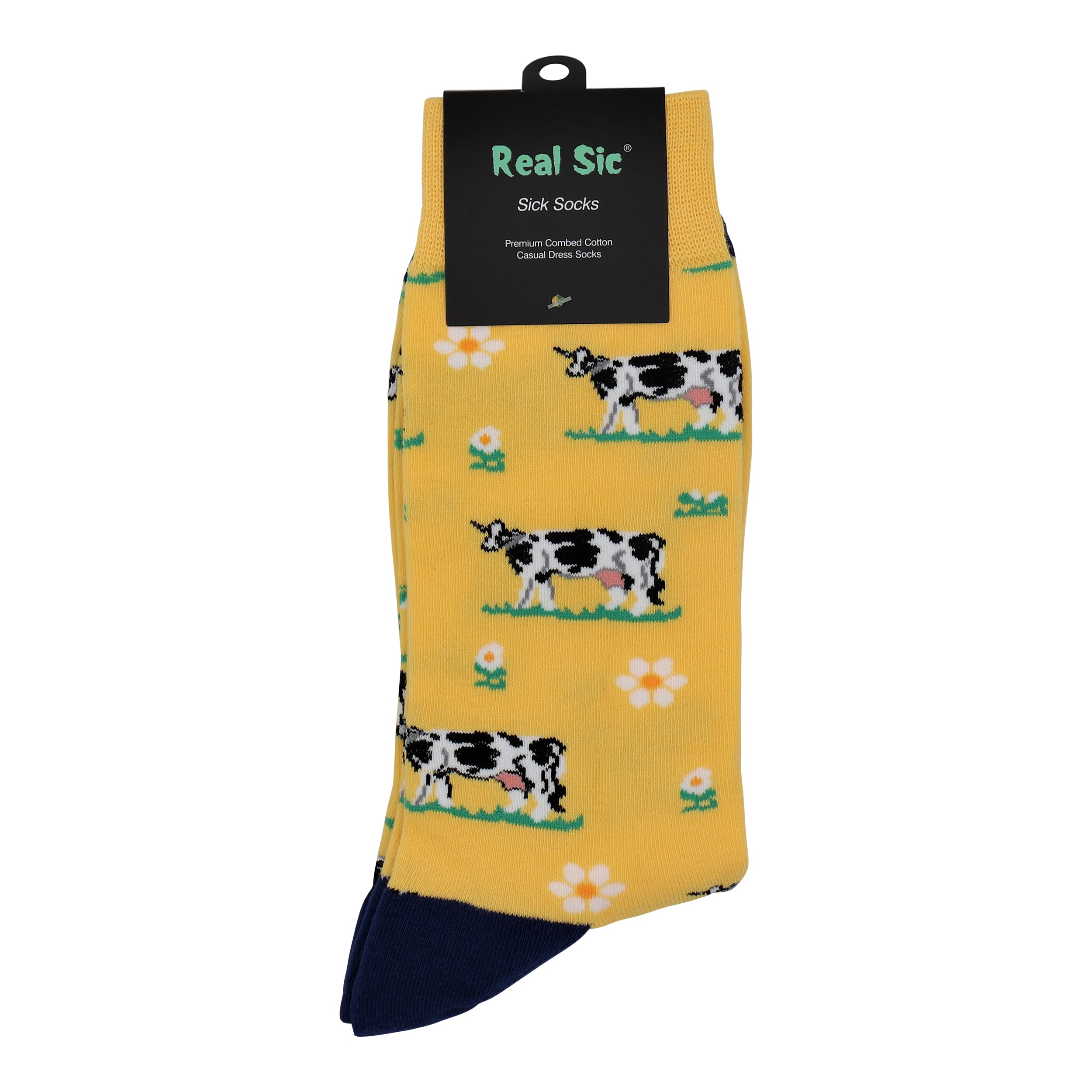 Cow Design Casual Crew Socks