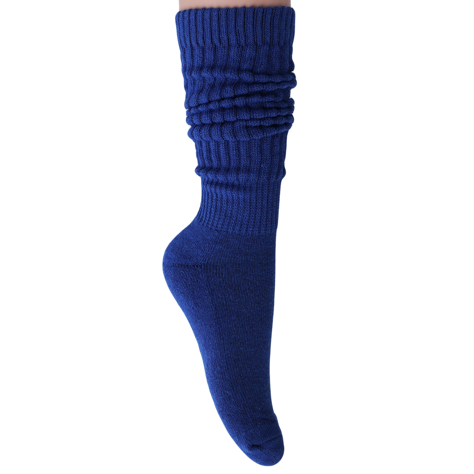 Royal Blue Slouch Socks