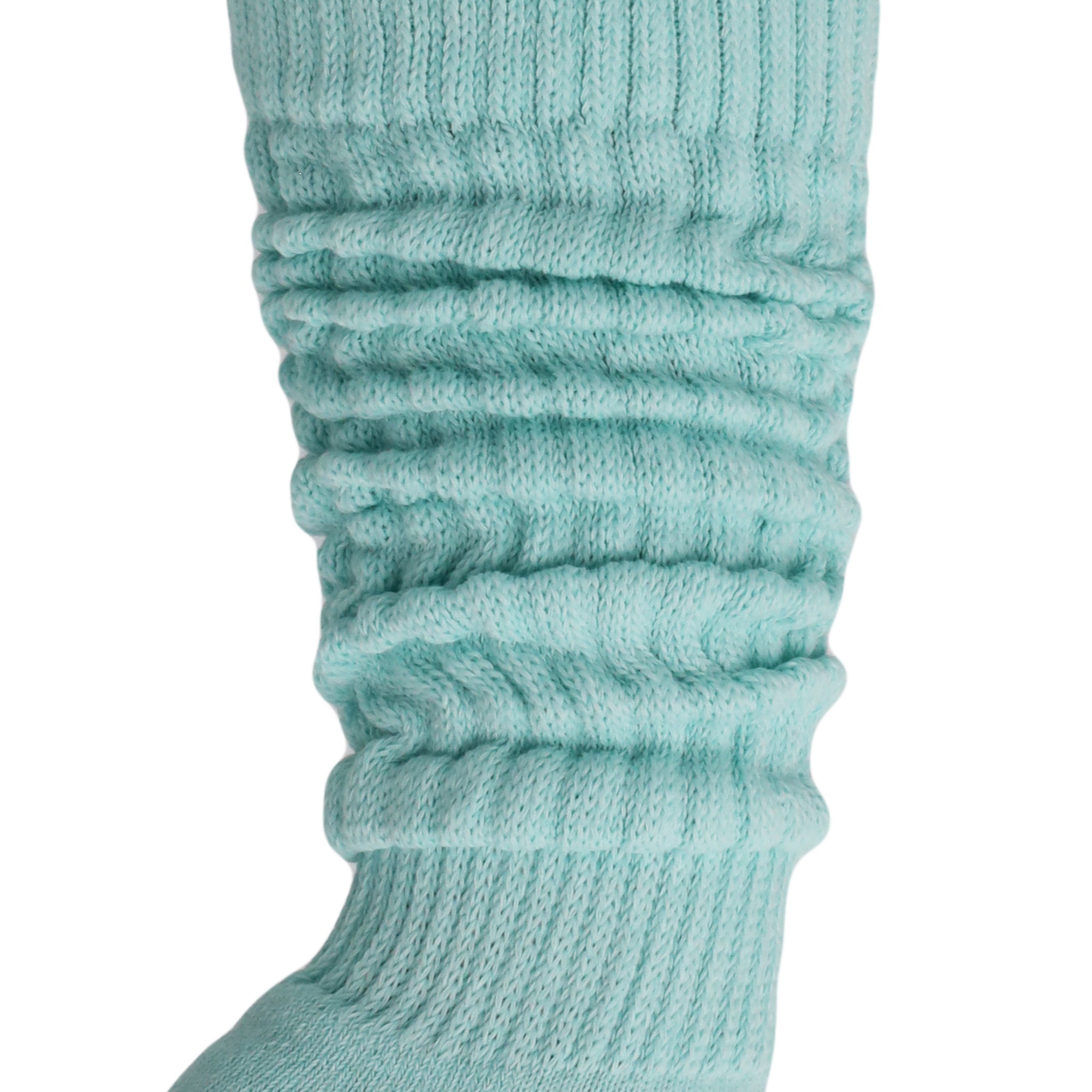 Mint Green Slouch Socks