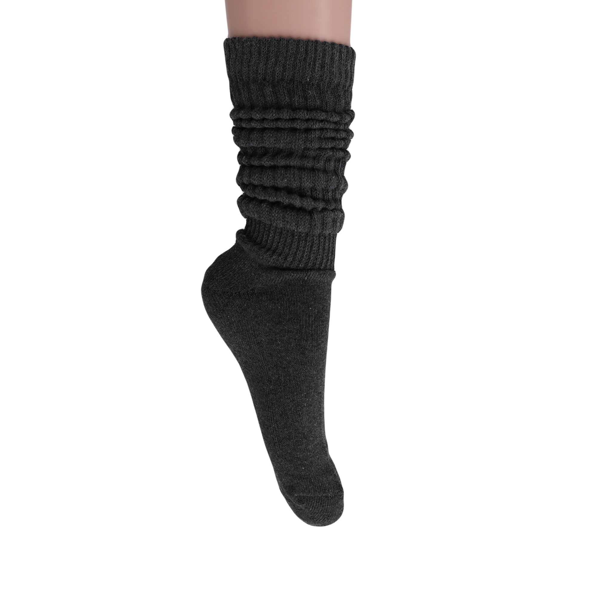 Dark Gray Slouchy Socks
