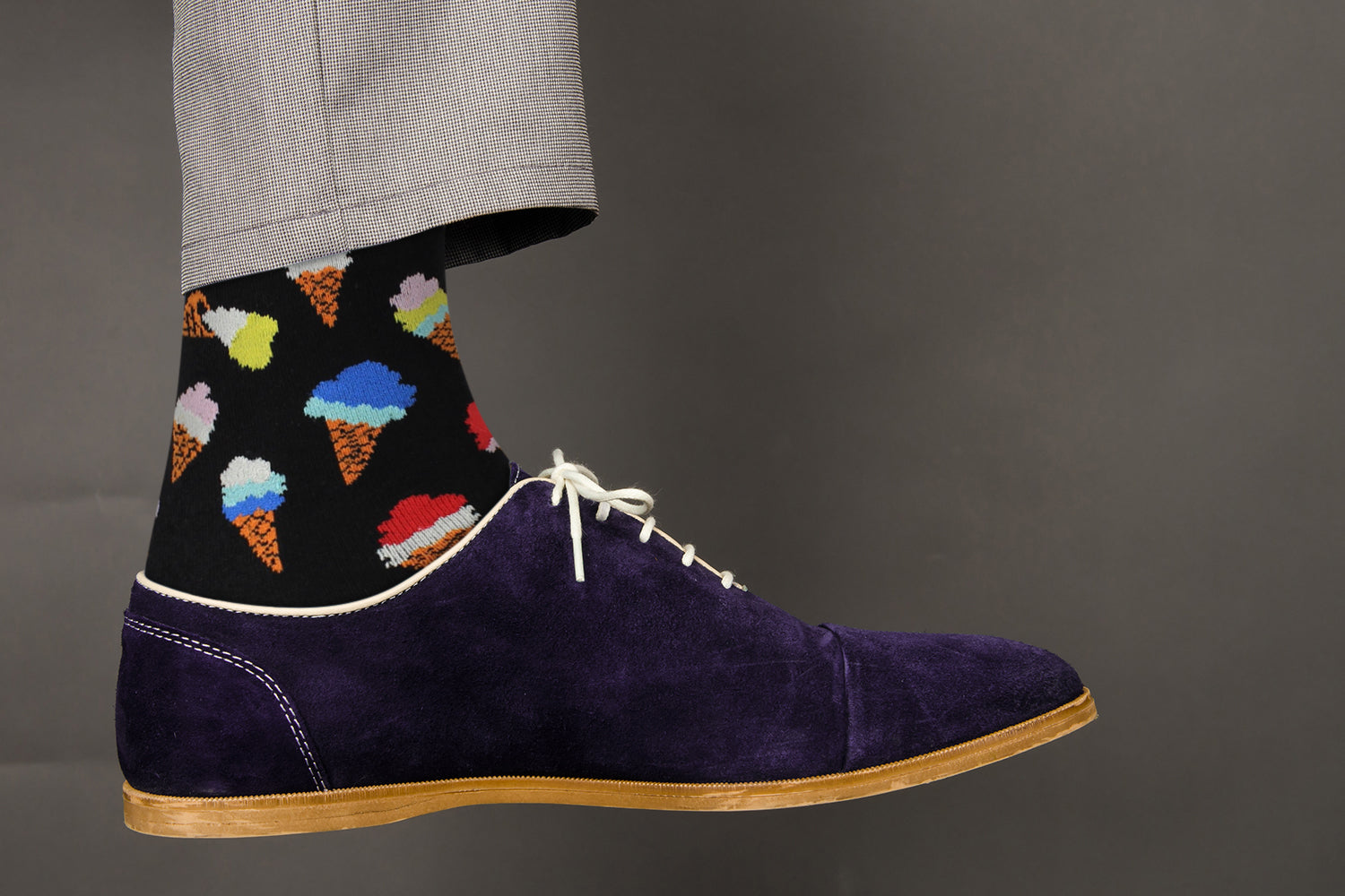 Ice Cream Design Casual Crew Socks