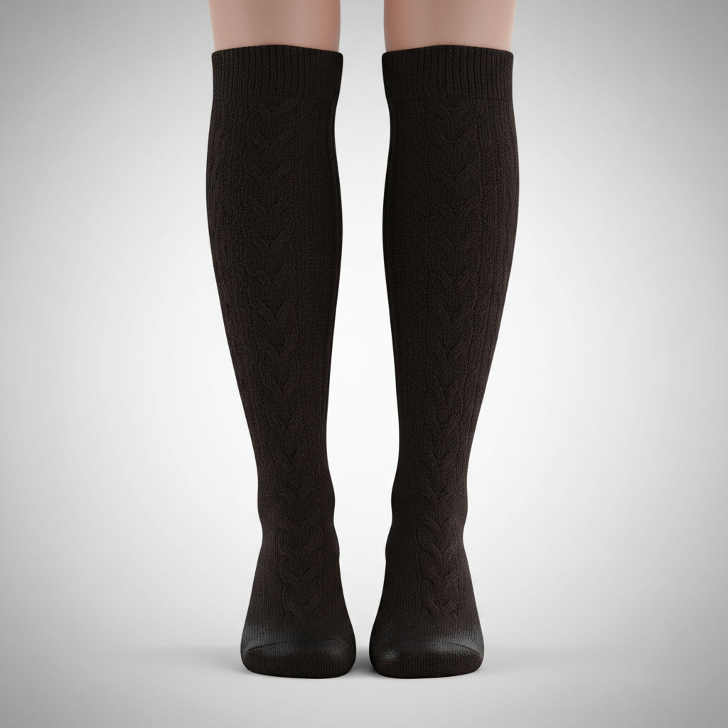 Brown Slouch Socks