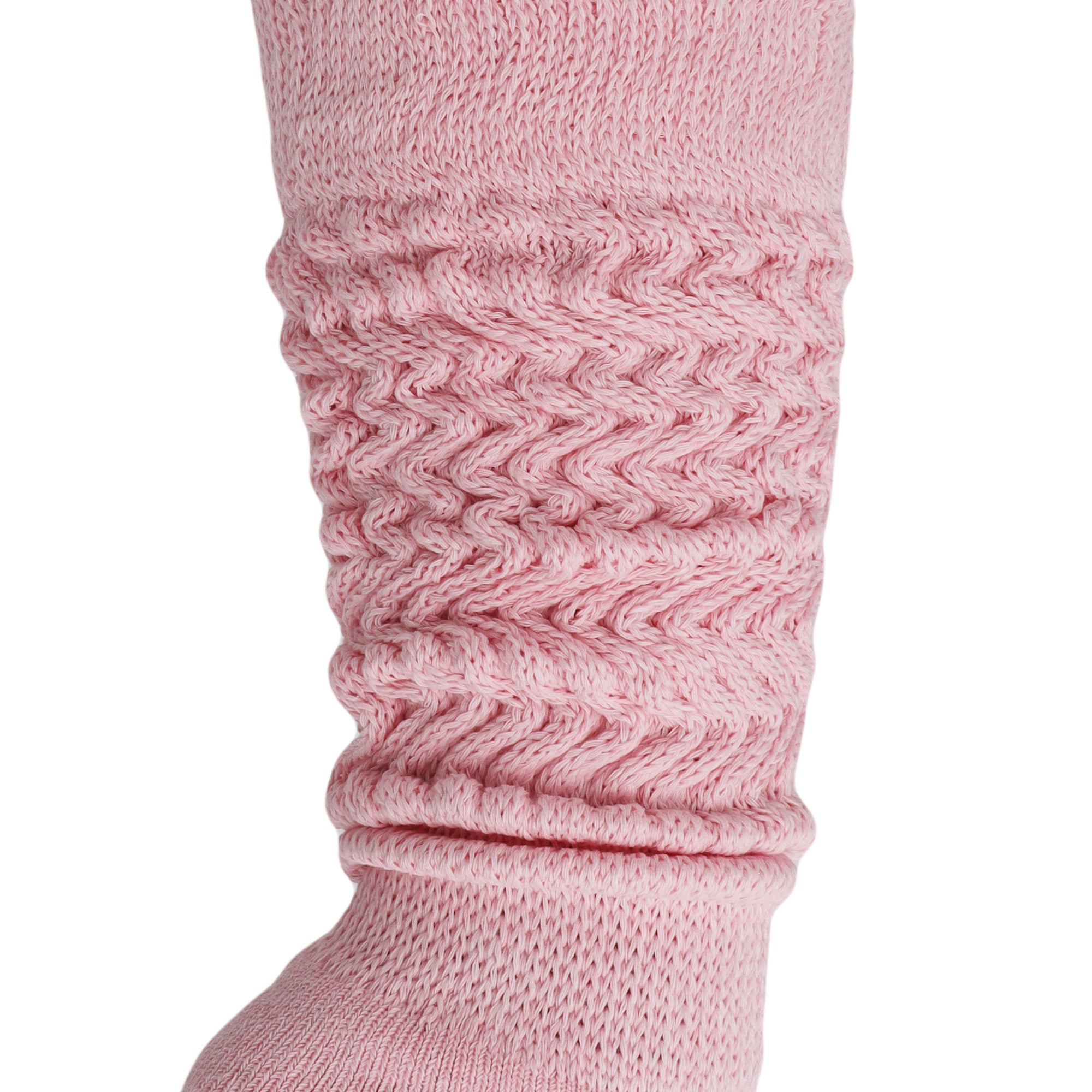 Pink Slouch Socks