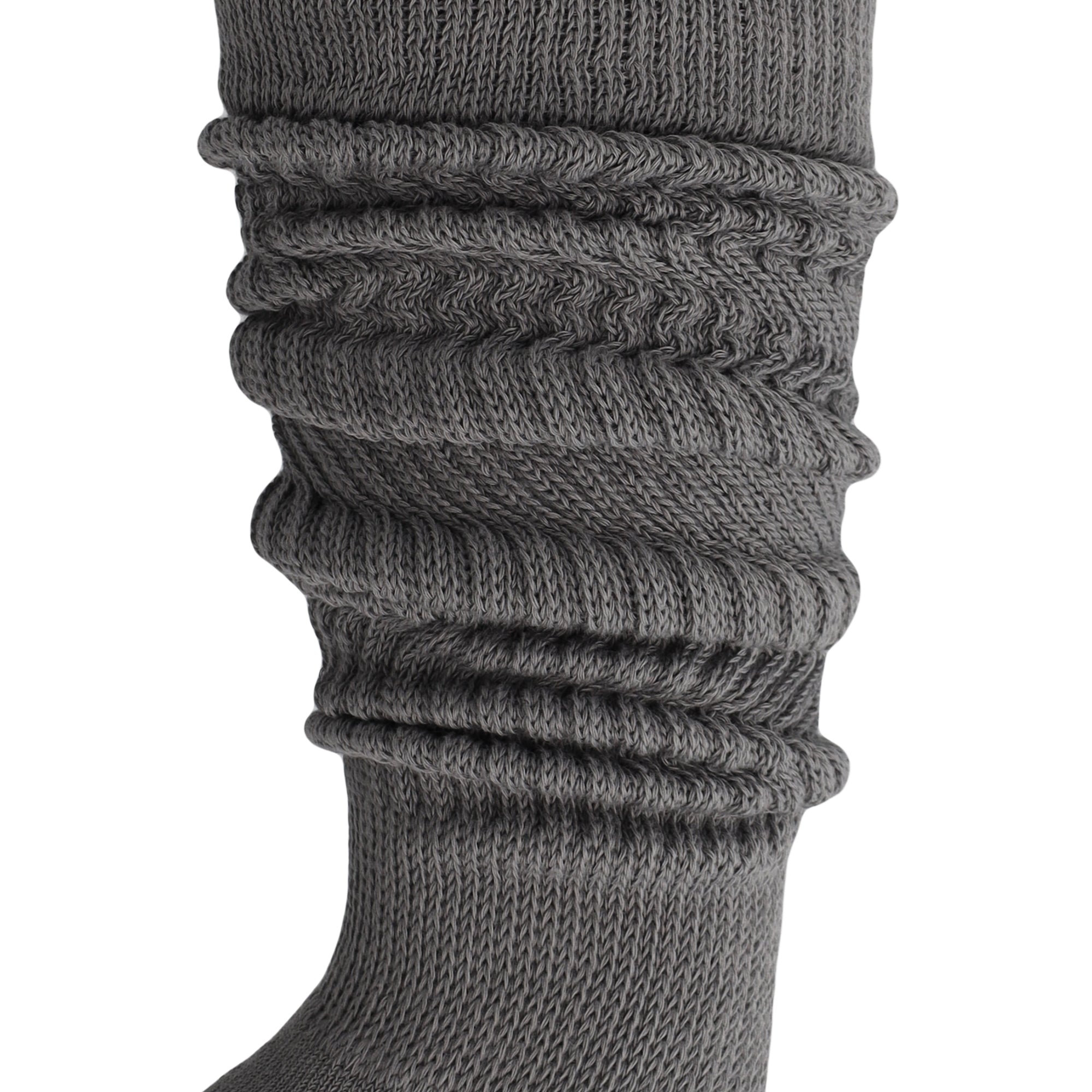 Gray Slouch Socks