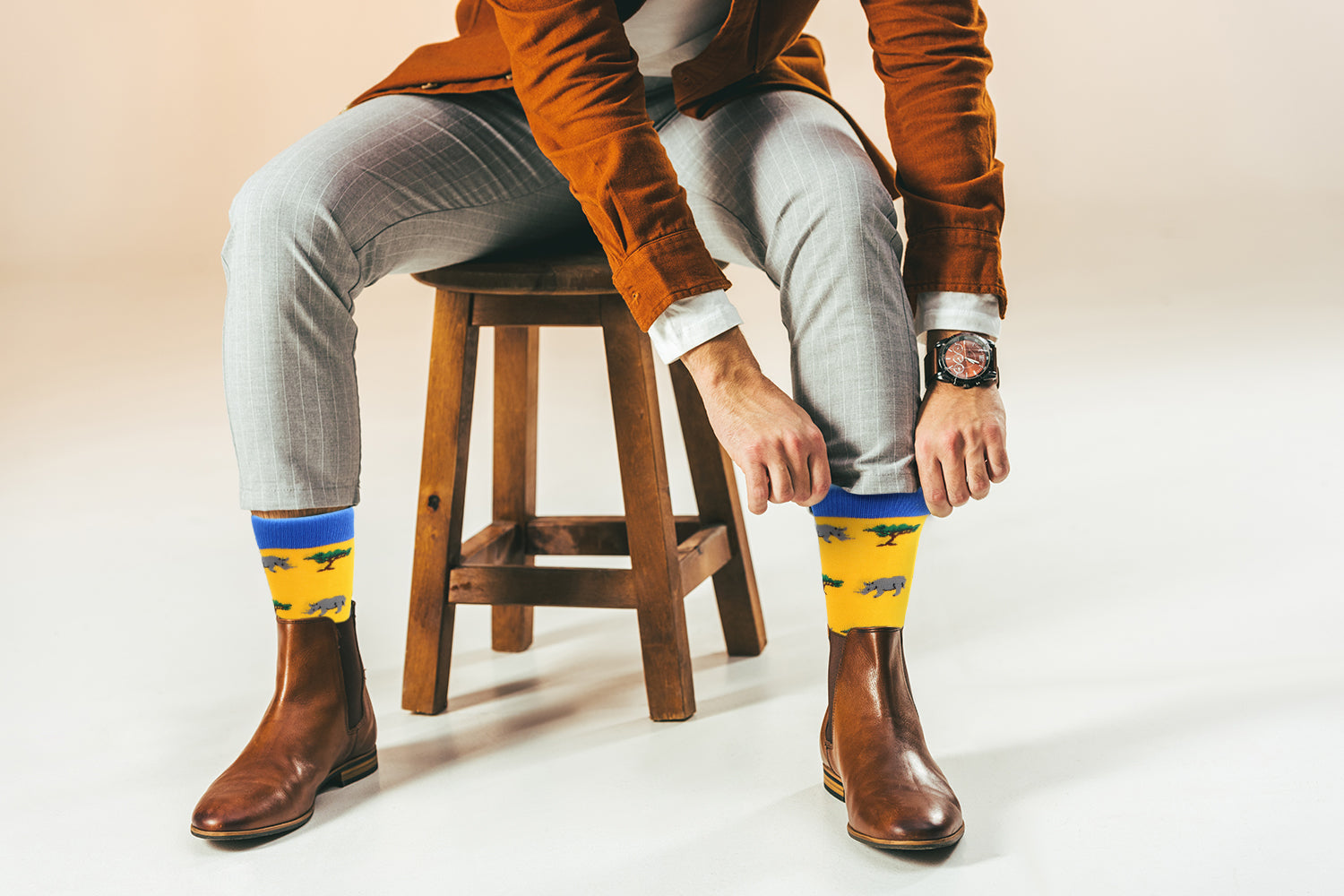 Rhino Design Casual Crew Socks