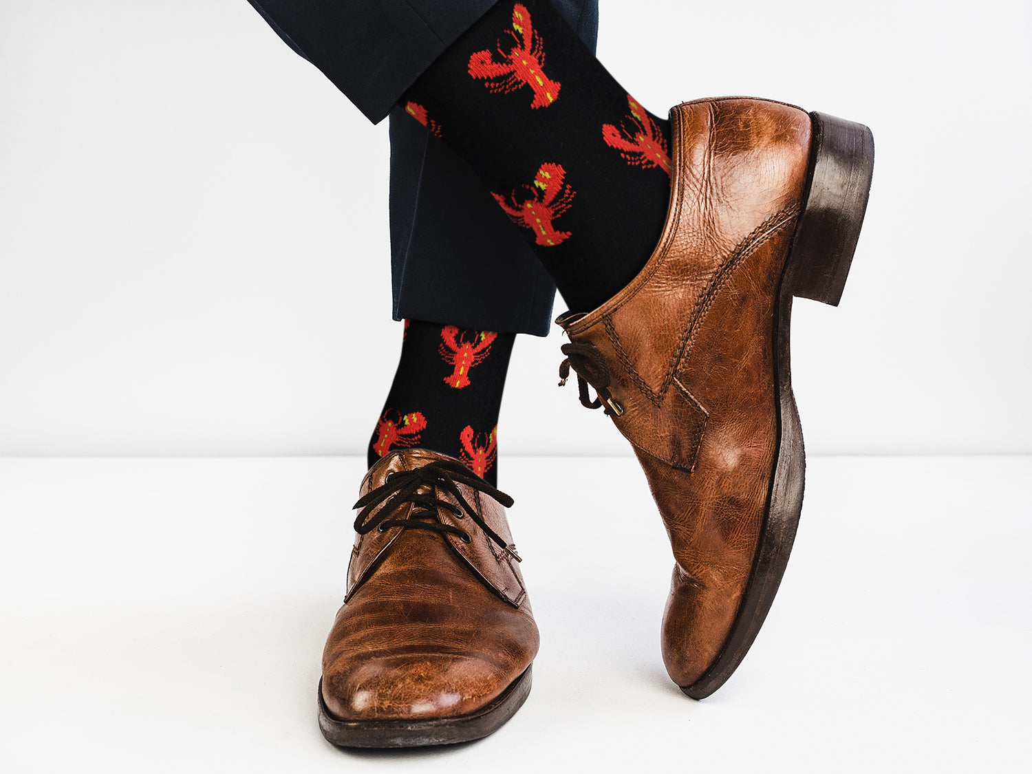Lobster Design Casual Crew Socks