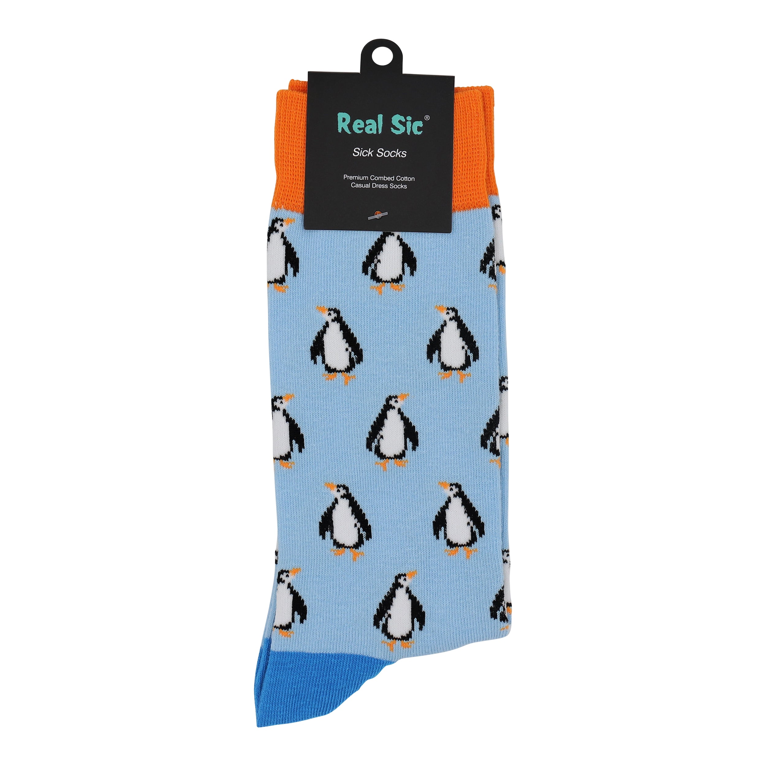Penguin Design Casual Crew Socks