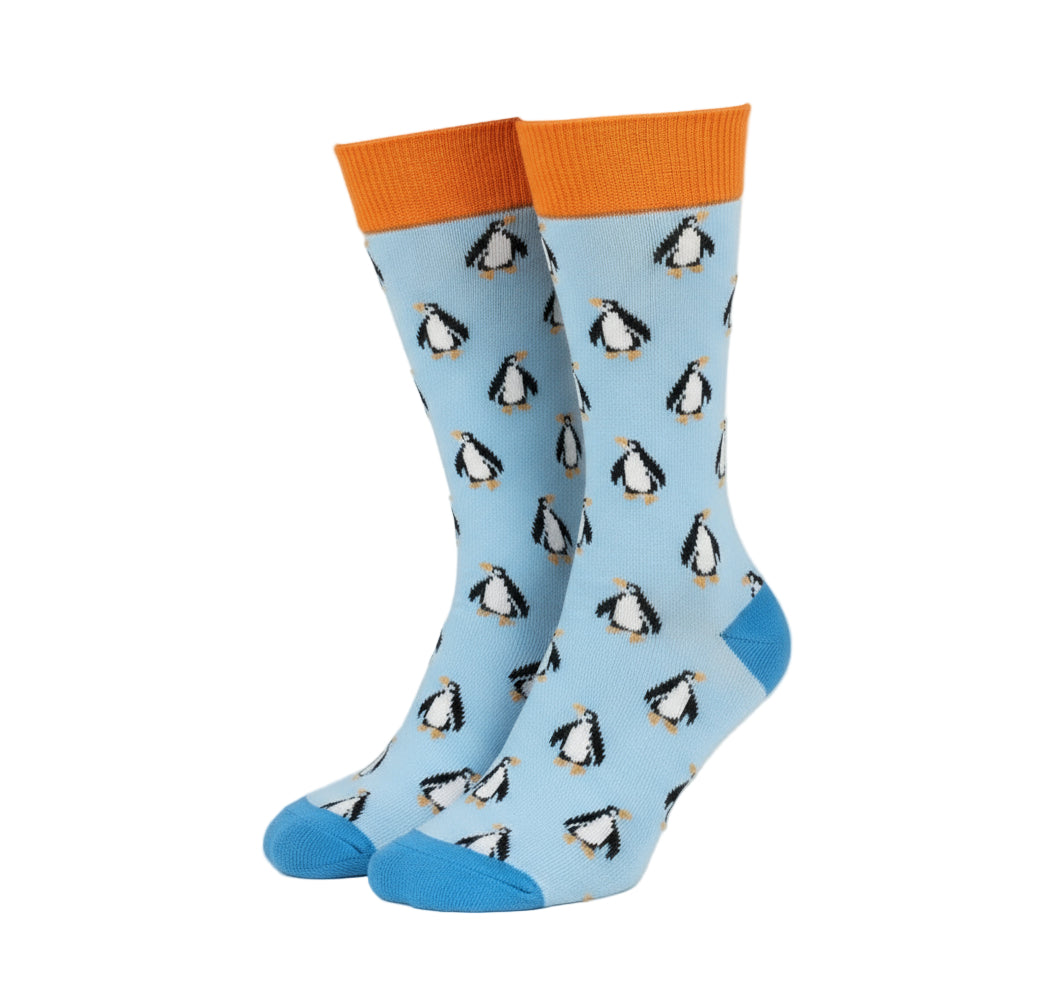 Penguin Design Casual Crew Socks